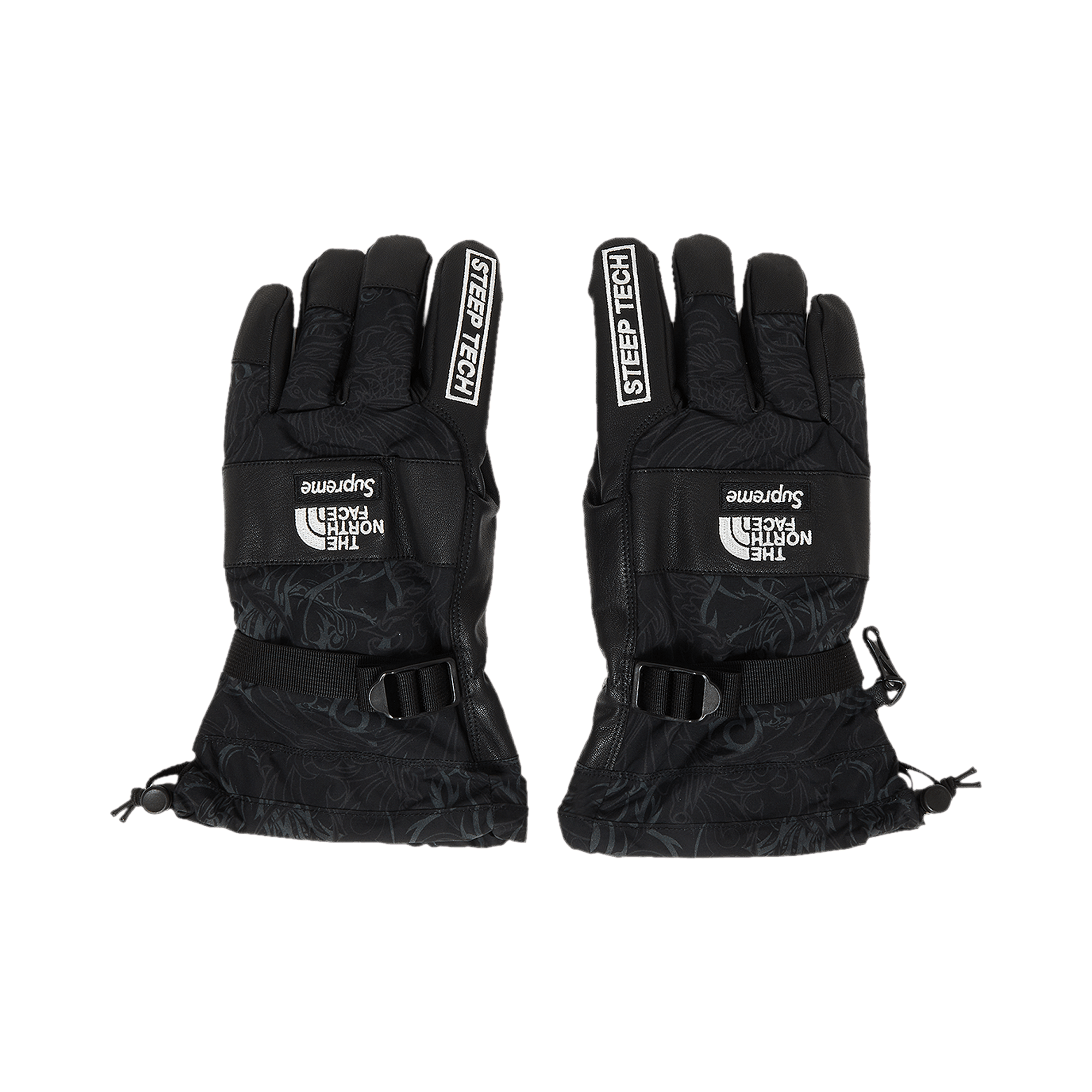 Supreme x The North Face Steep Tech Gloves 'Black Dragon'