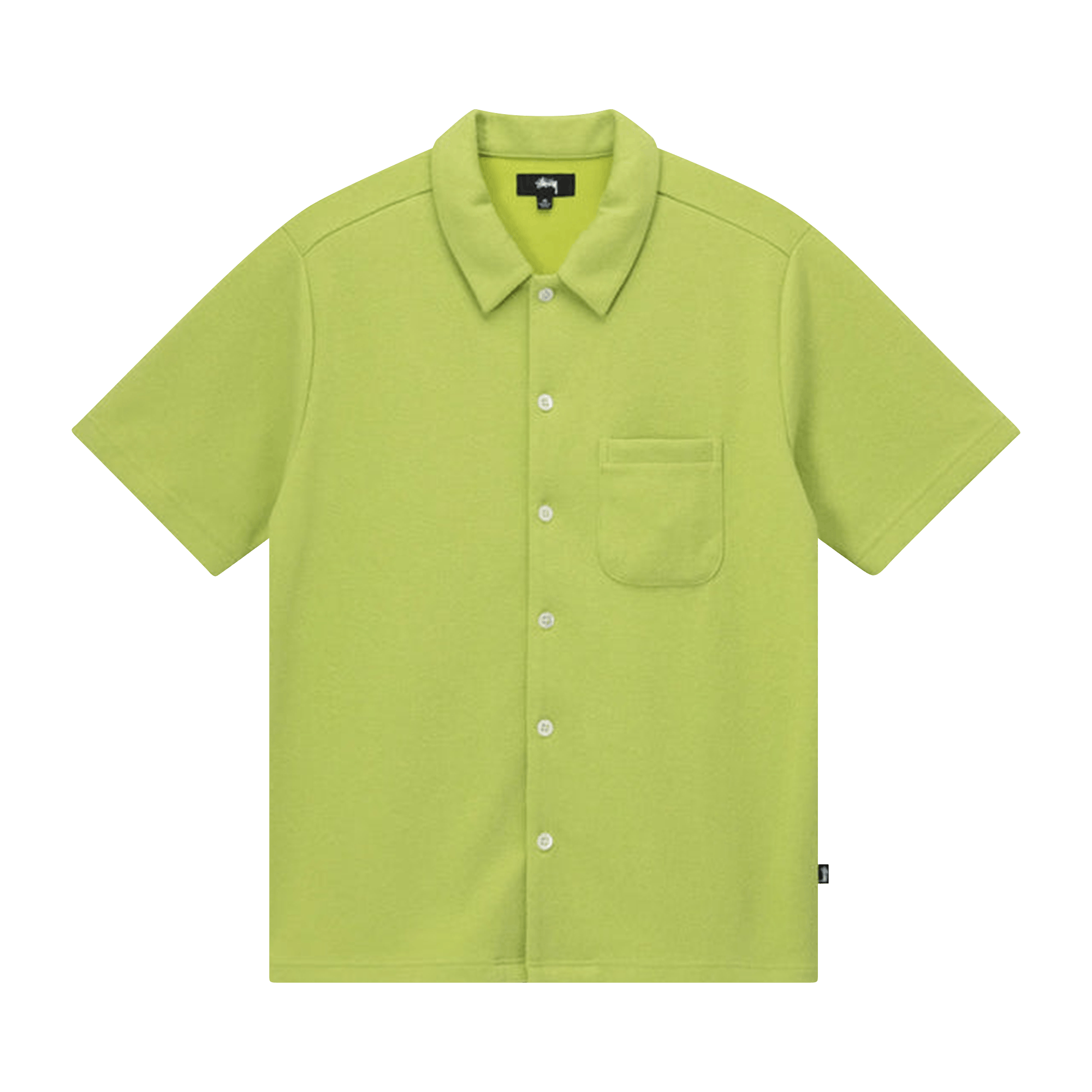 Stussy Crepe Jersey Shirt 'Lime'