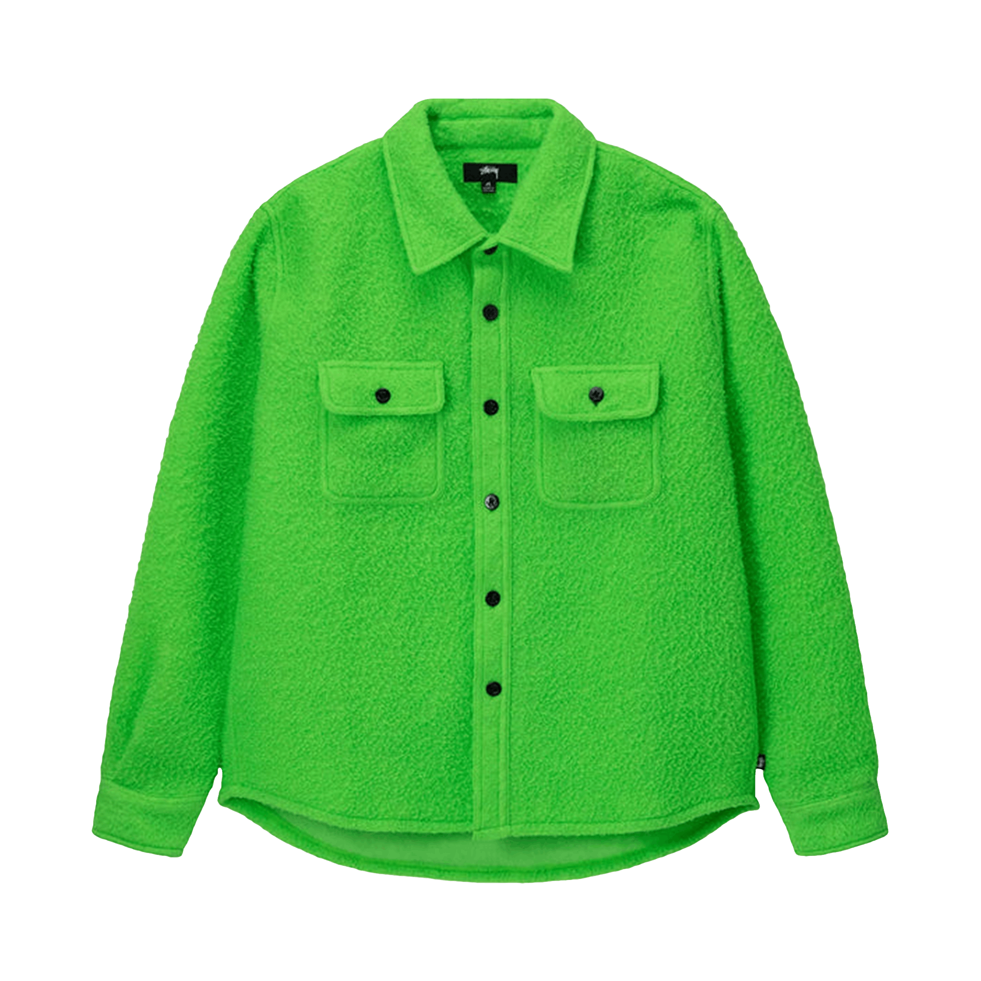 Stussy Casentino Wool Cpo Shirt 'Lime'