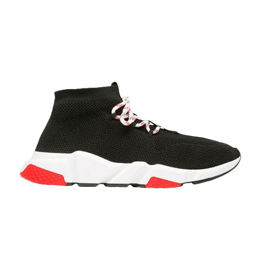 Balenciaga Wmns Speed Lace Up Trainer 'Black Red'