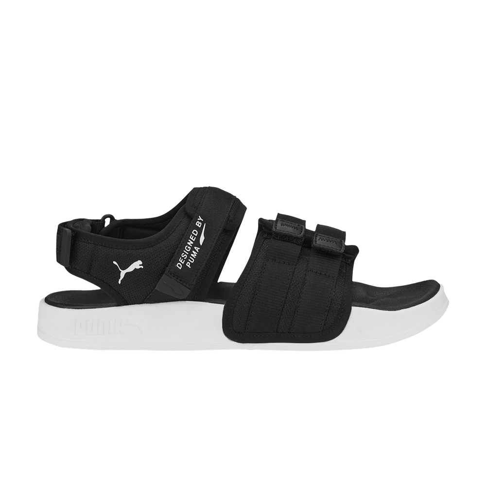 PUMA LEADCAT CITY SANDAL 'BLACK WHITE'