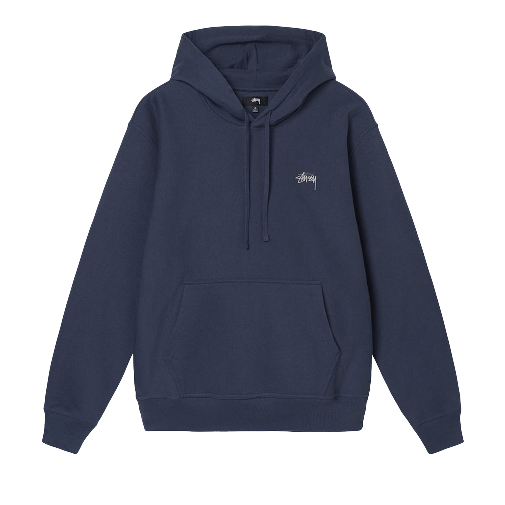 Stussy Overdyed Stock Logo Hoodie 'Navy'