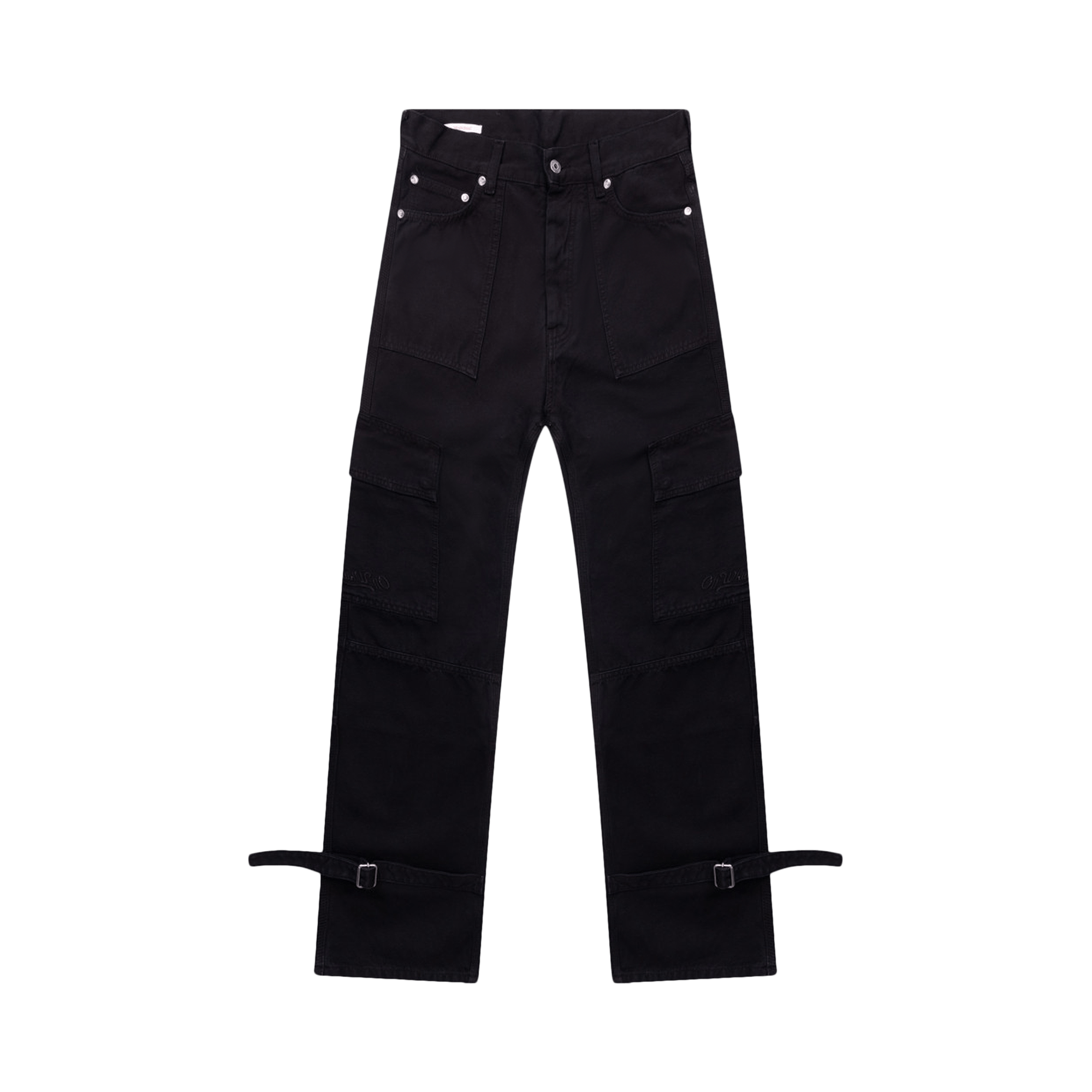 Off-White Wave Off Canvas Cargo Pant 'Black'