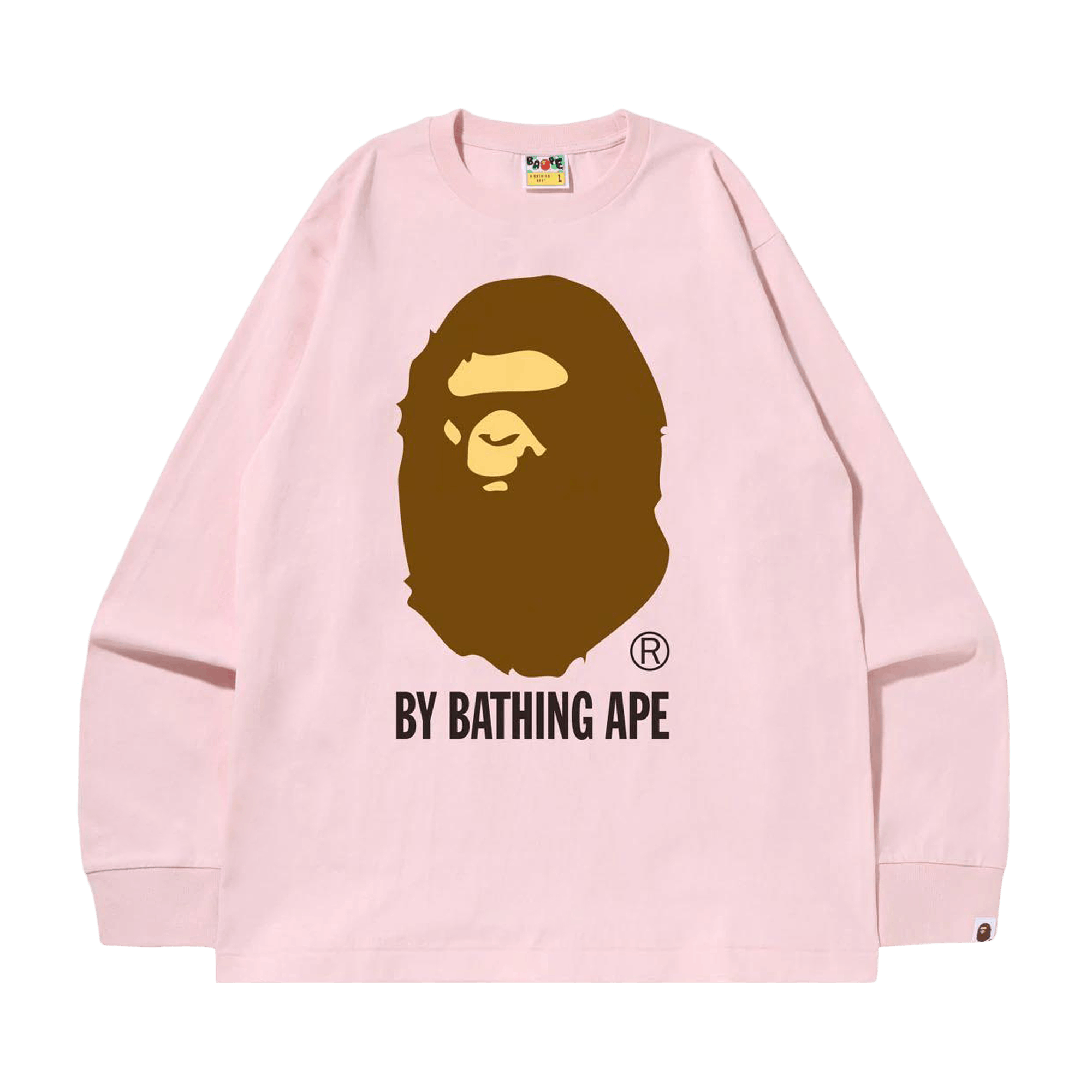 BAPE By Bathing Ape Long-Sleeve Tee 'Pink'