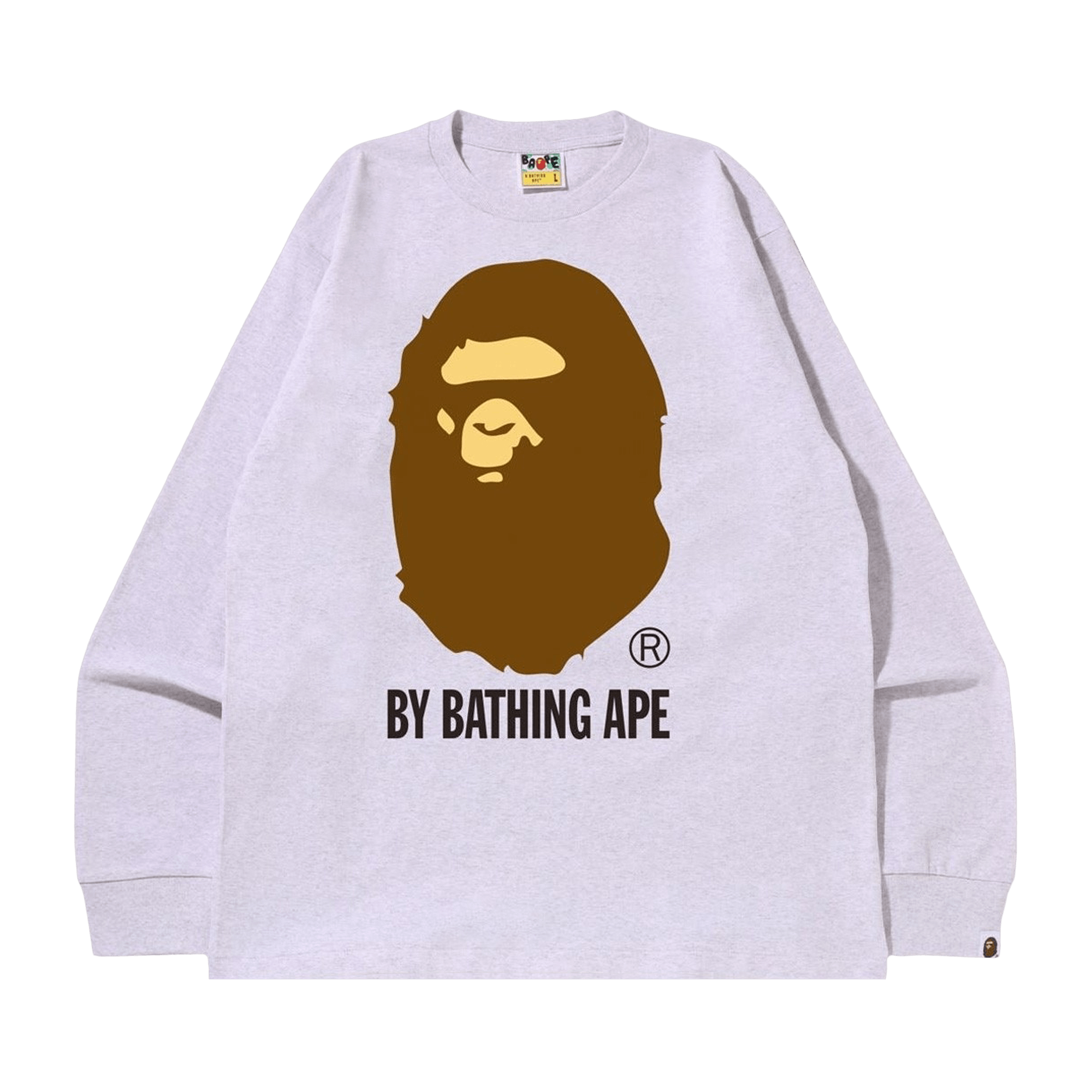 BAPE By Bathing Ape Long-Sleeve Tee 'Grey'