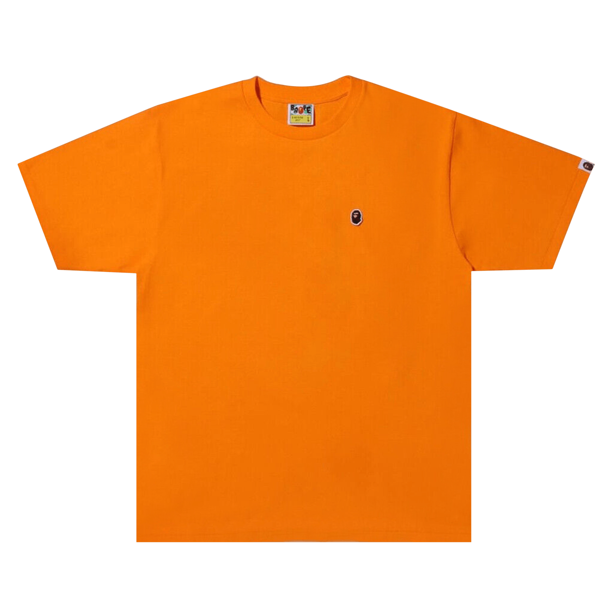 BAPE Ape Head One Point Tee 'Orange'