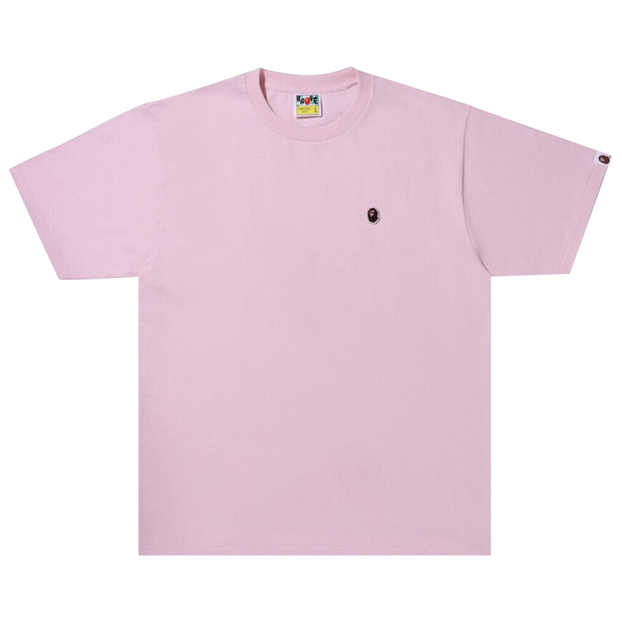 BAPE Ape Head One Point Tee 'Pink'