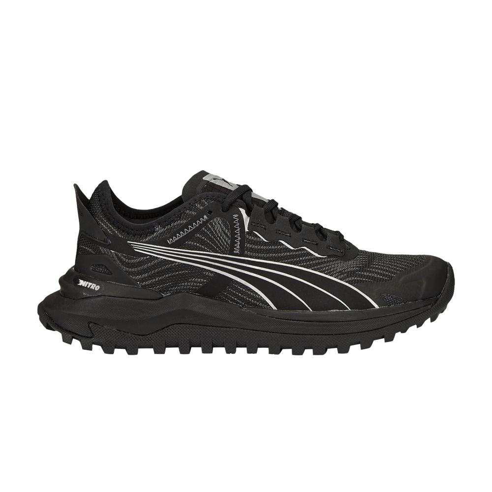 Pre-owned Puma Wmns Voyage Nitro 2 'black Metallic Silver'