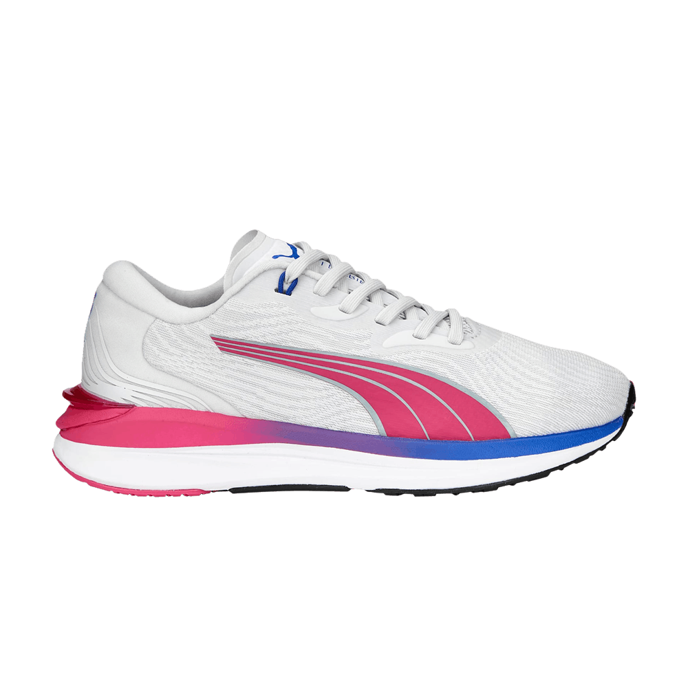 Pre-owned Puma Electrify Nitro 2 Jr 'grey Pink Blue'
