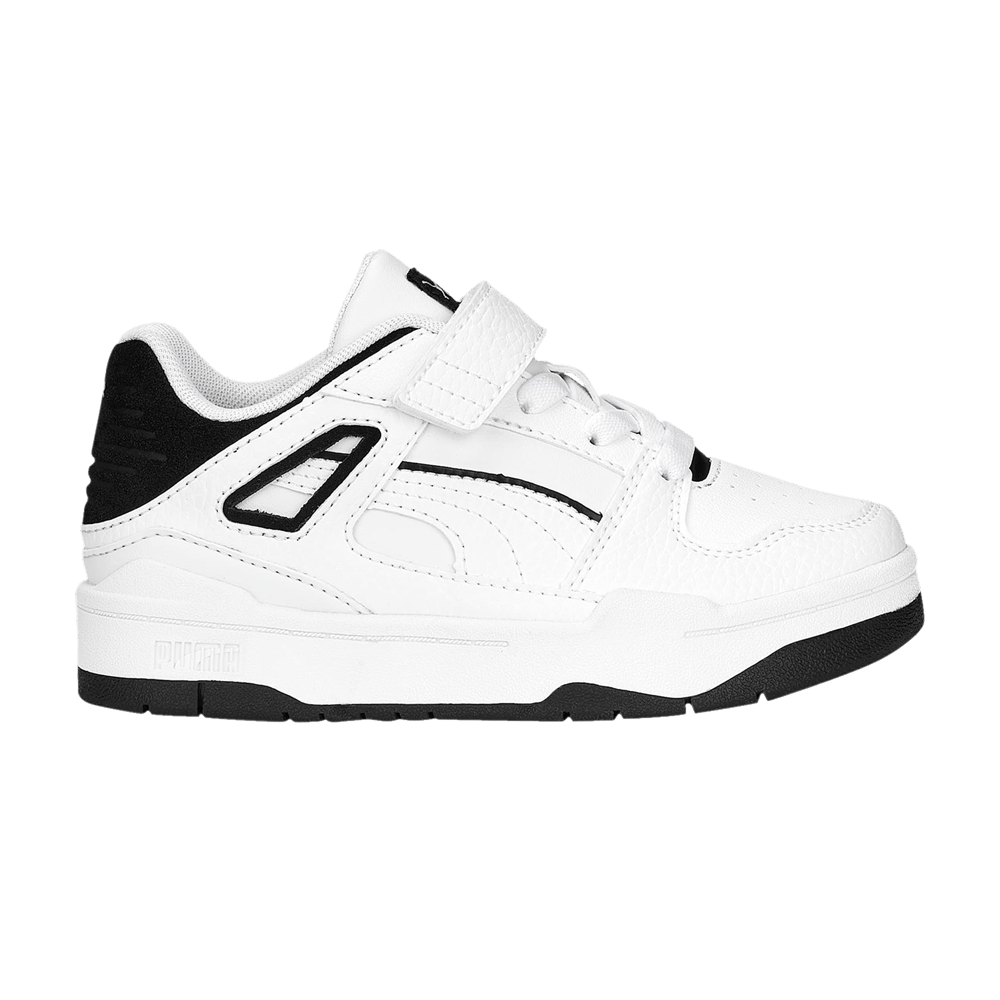 Pre-owned Puma Slipstream Little Kid 'white Black'