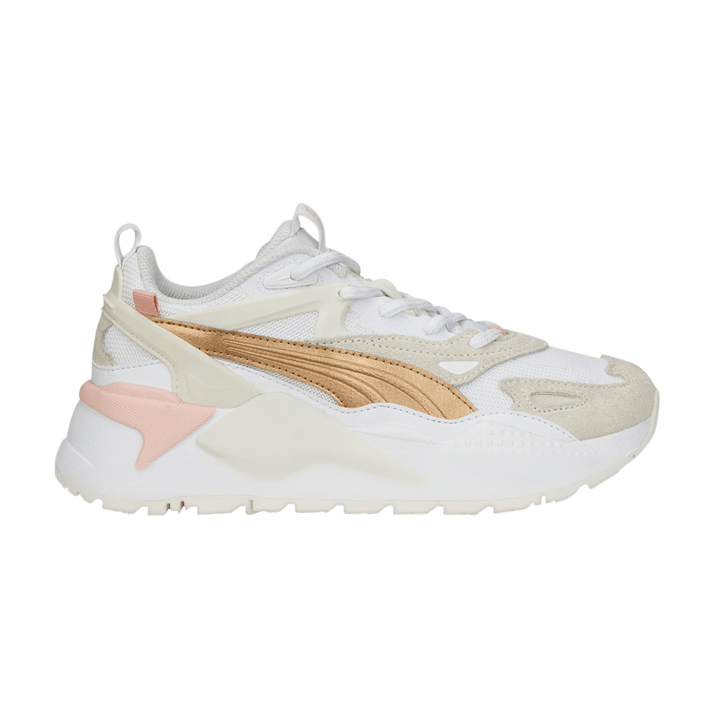 Pre-owned Puma Rs-x Efekt Metallic Jr 'white Rose Dust'