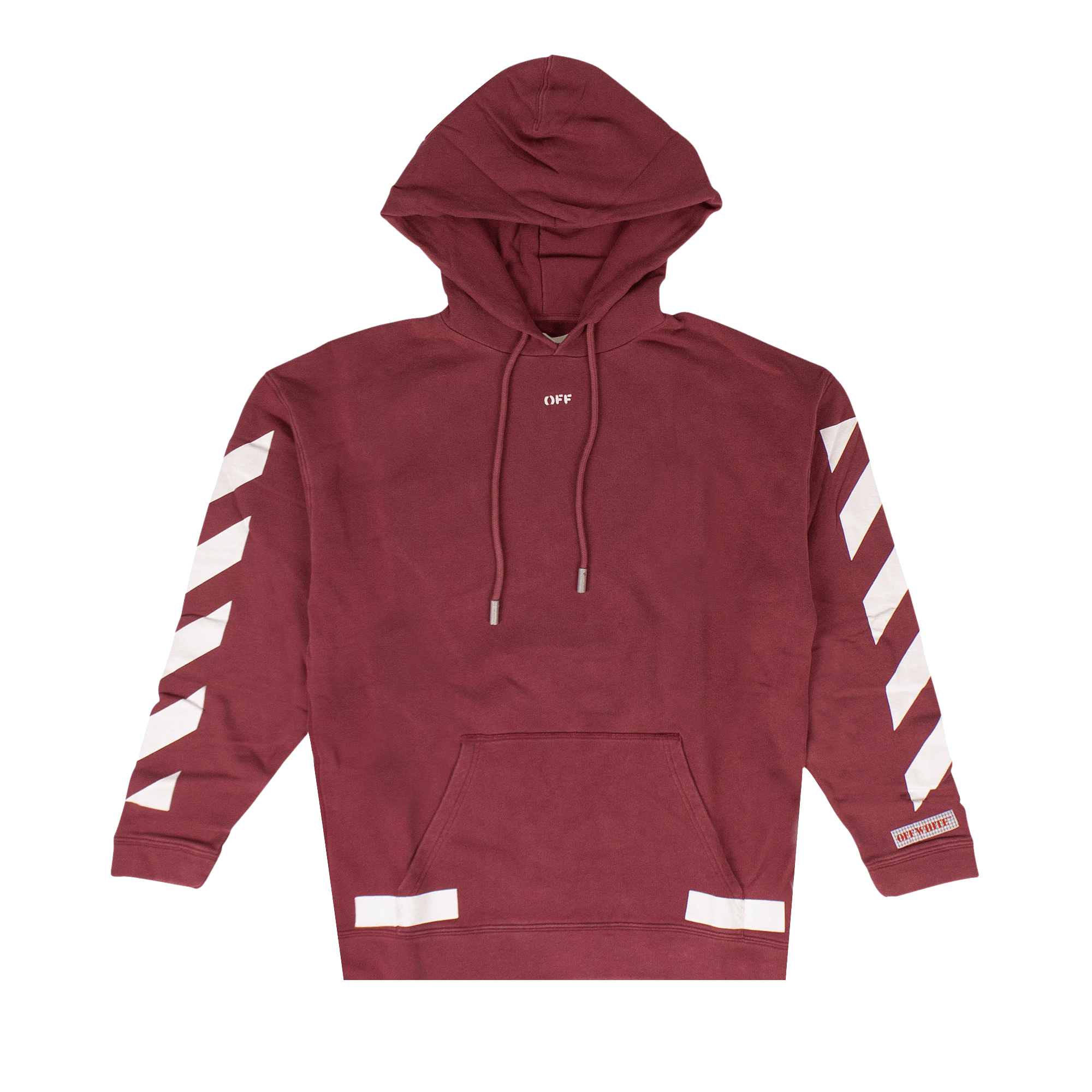 Off-White Diags Arrows Hooded Sweatshirt 'Red'