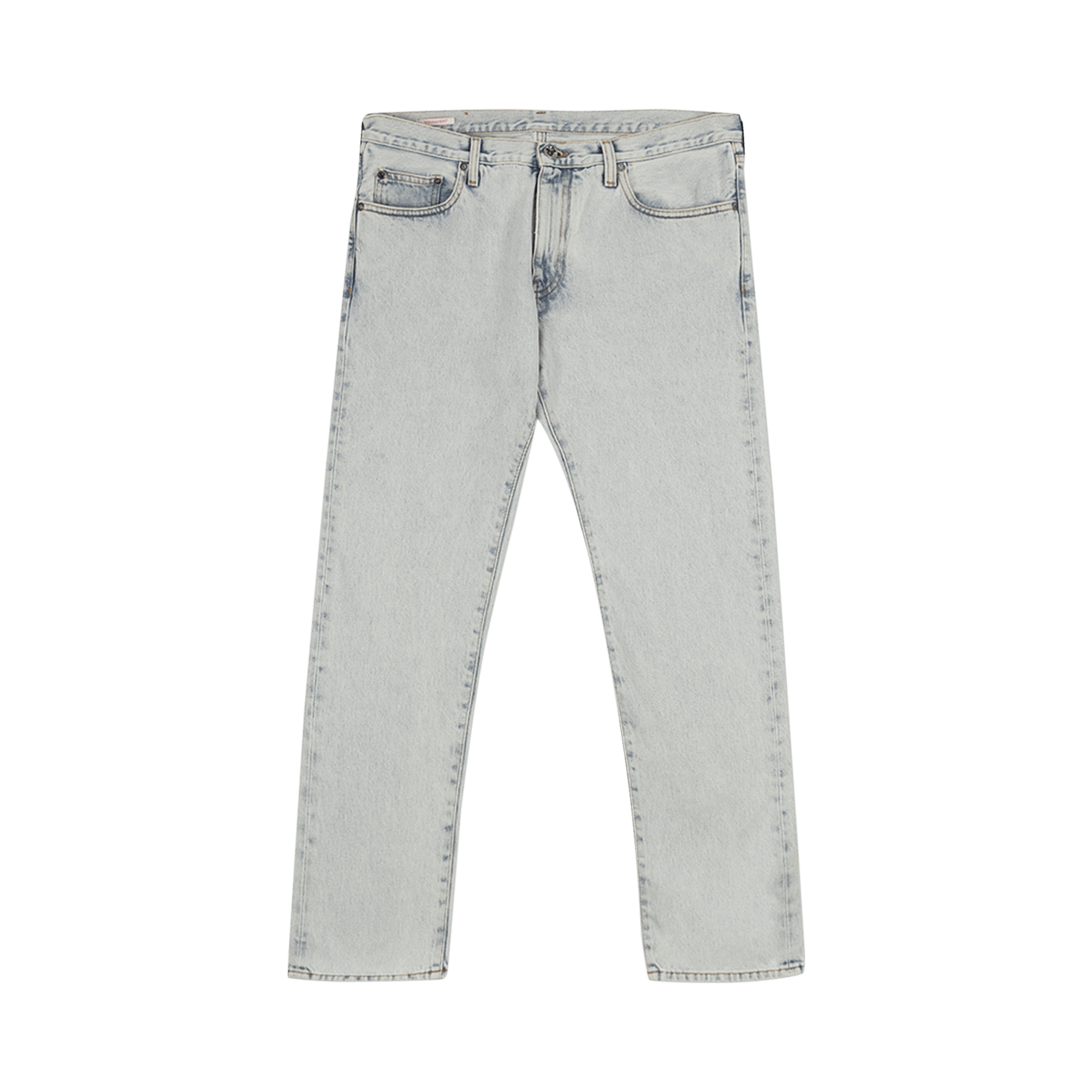 Off-White Arrows Logo Slim Fit Jeans 'Bleach Blue/White'