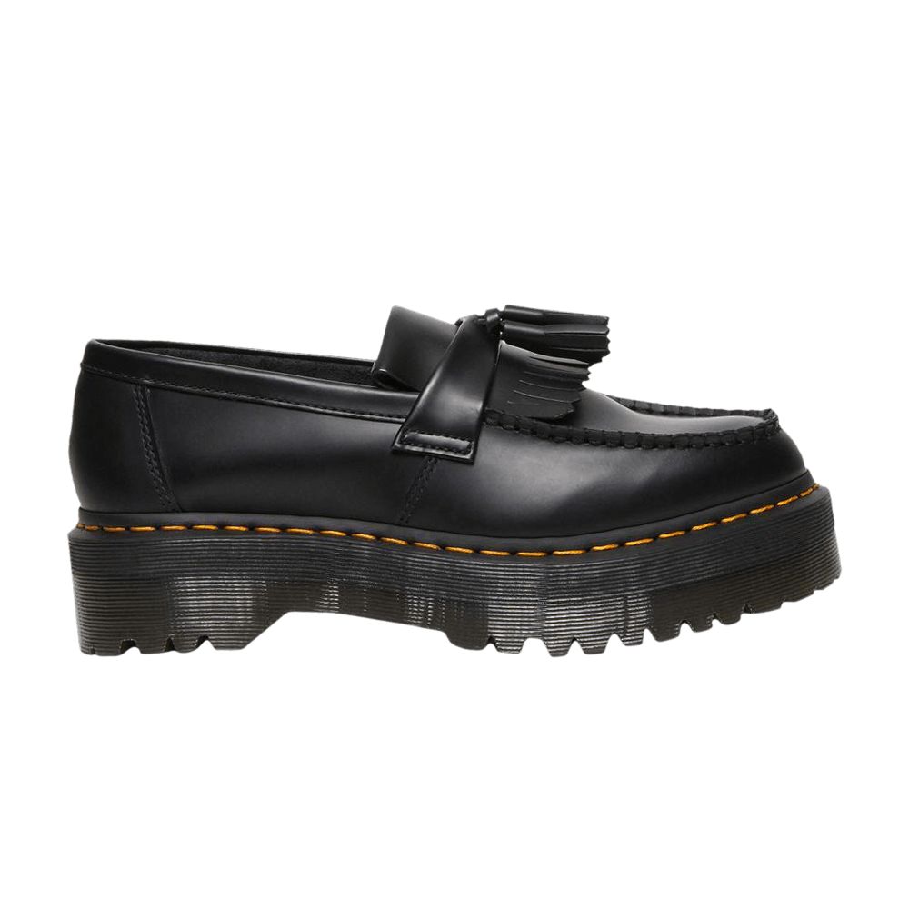 Pre-owned Dr. Martens Adrian Leather Platform Tassel Loafer 'black'