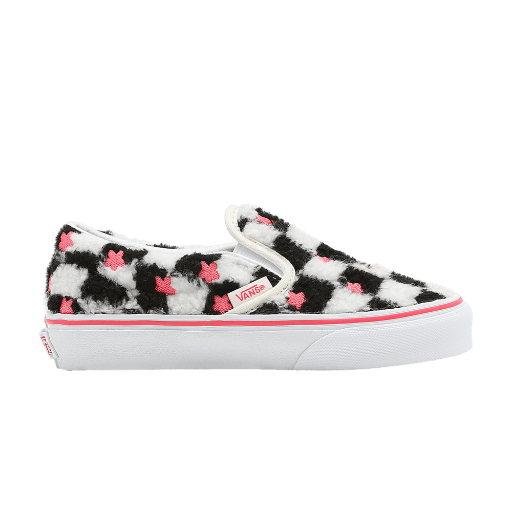 Vans Classic Slip-On Kids 'Sherpa Floral Checkerboard'
