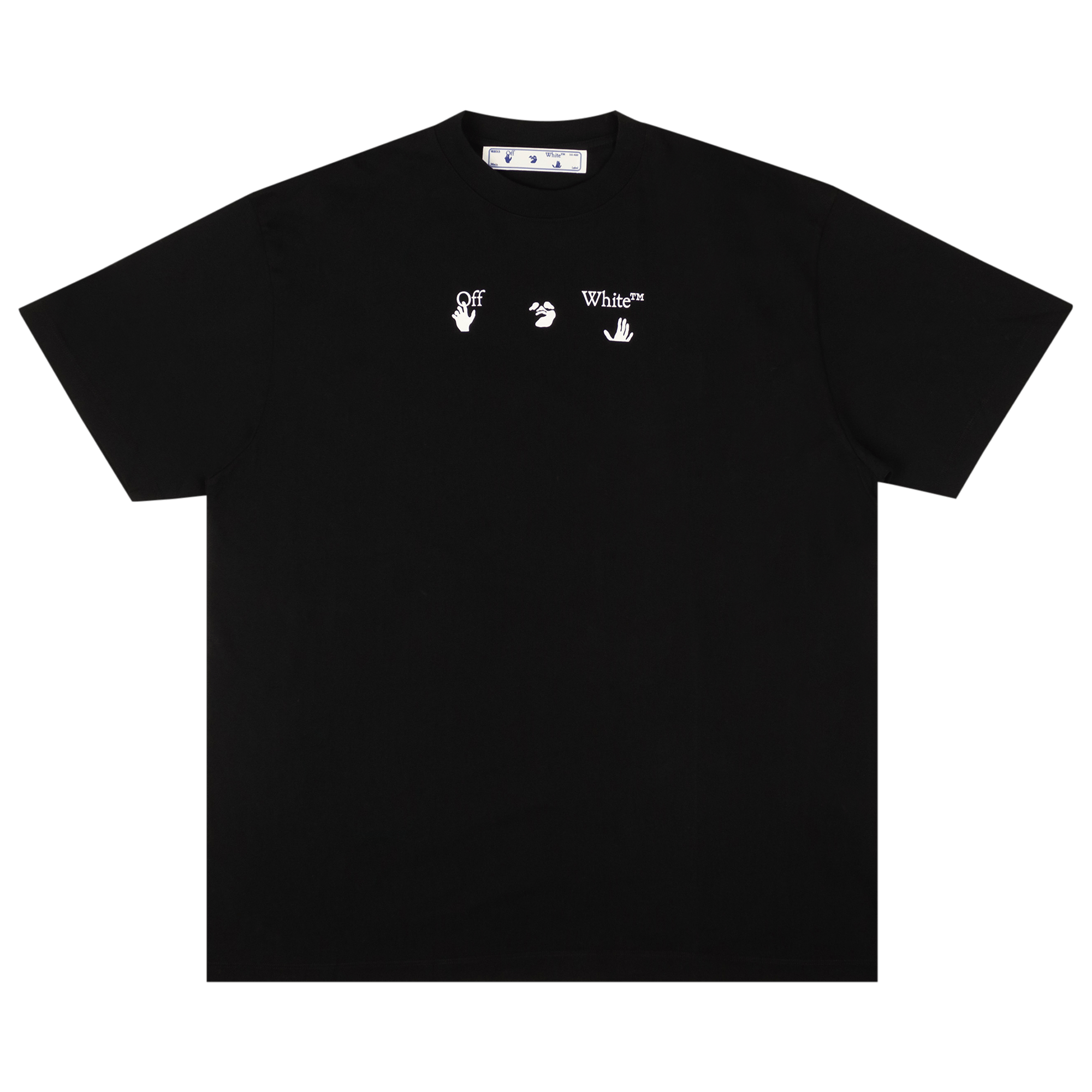 Off-White Peace Worldwide Short-Sleeve Over Tee 'Black/Green'