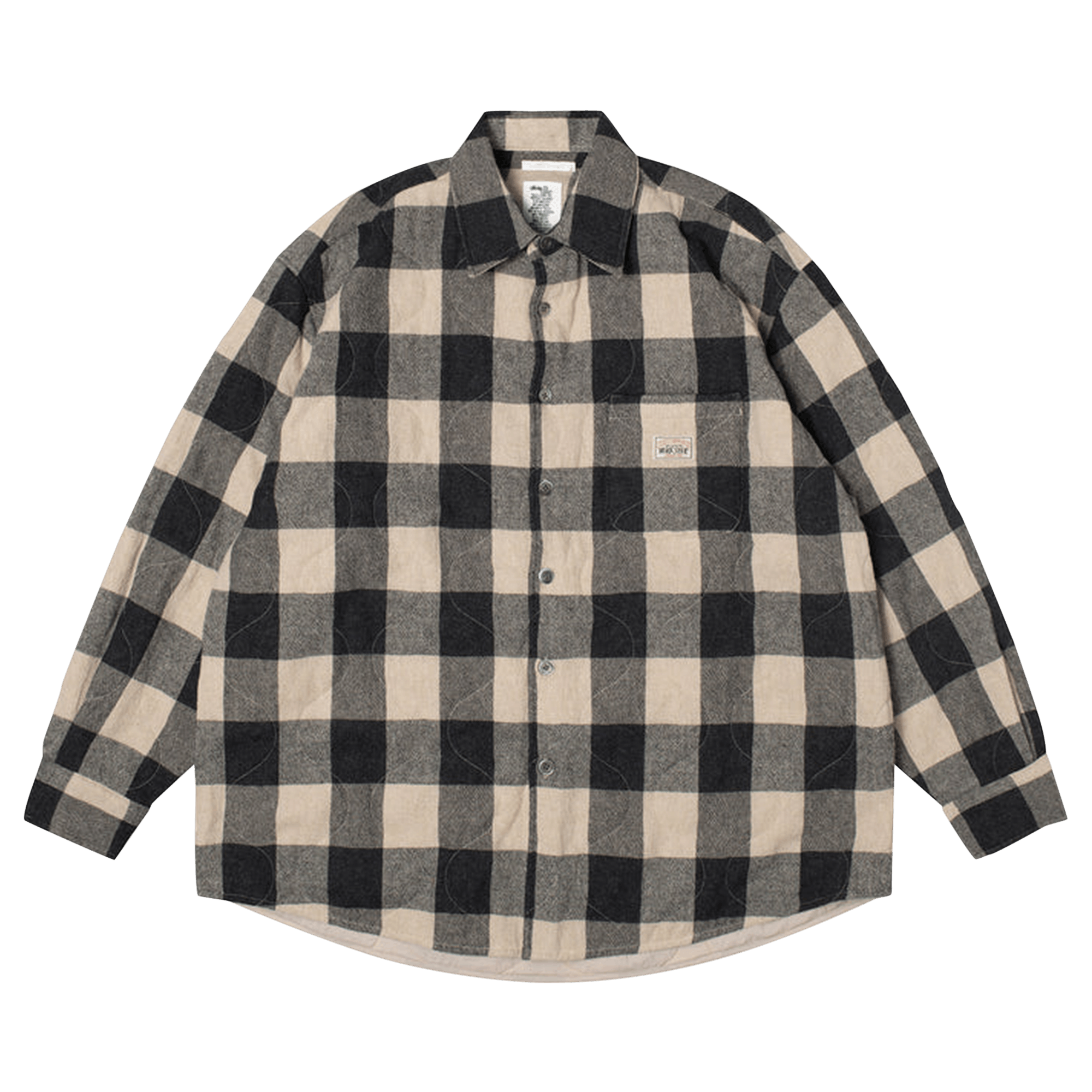 Stussy x Our Legacy Work Shop Borrowed Jacket 'Grey/Beige Check'