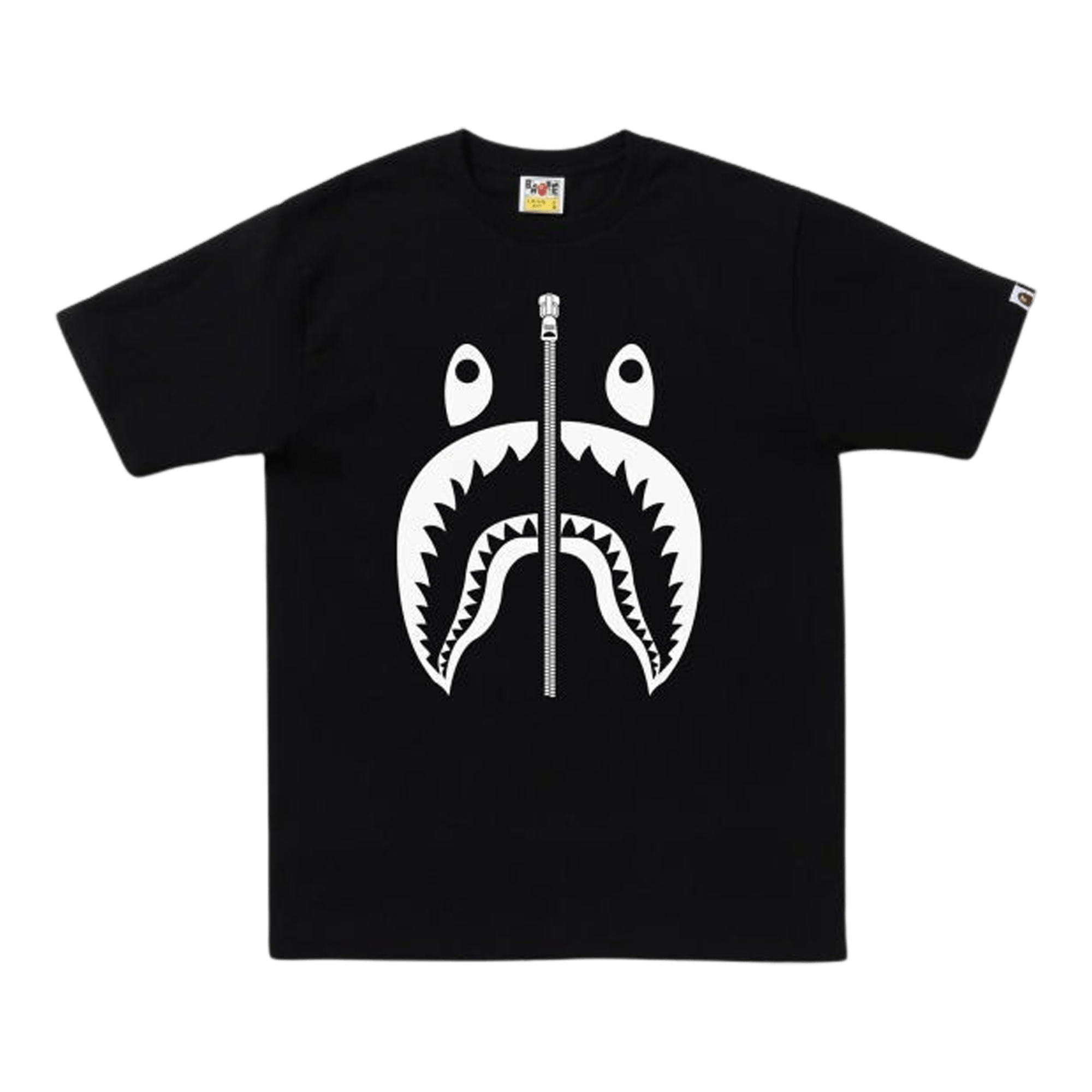 BAPE Bicolor Shark Tee 'Black'