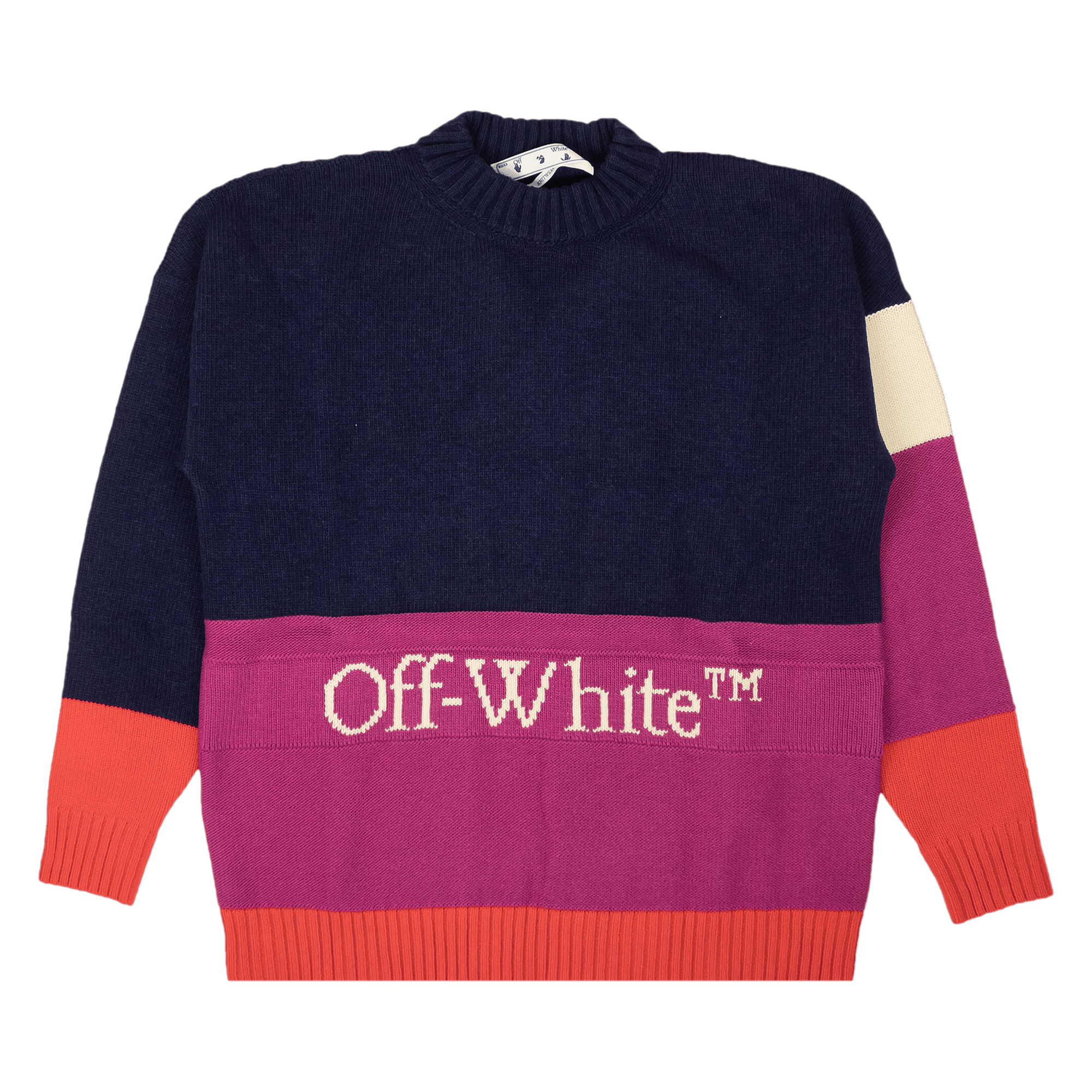 Off-White Multi Block Pullover Sweater 'Blue'