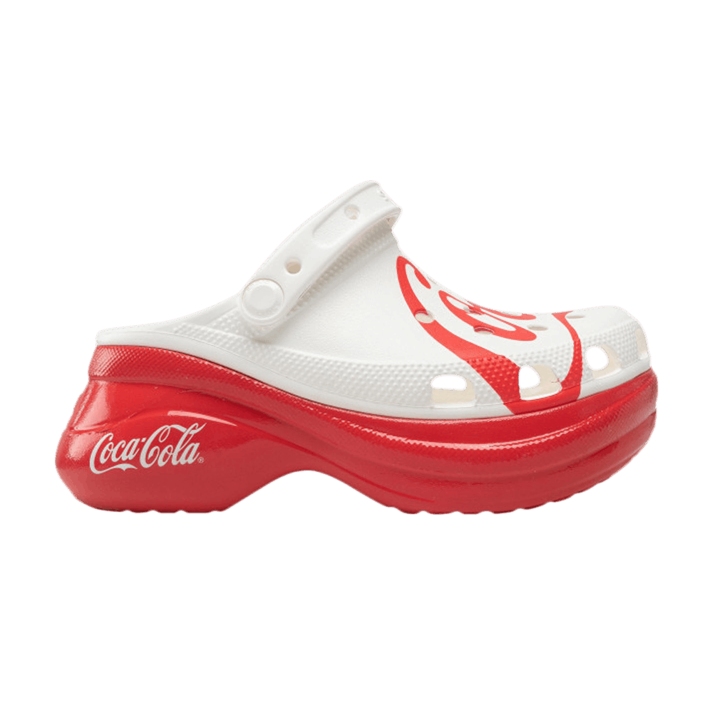 Pre-owned Crocs Coca-cola X Wmns Classic Bae Clog ''90s' In White