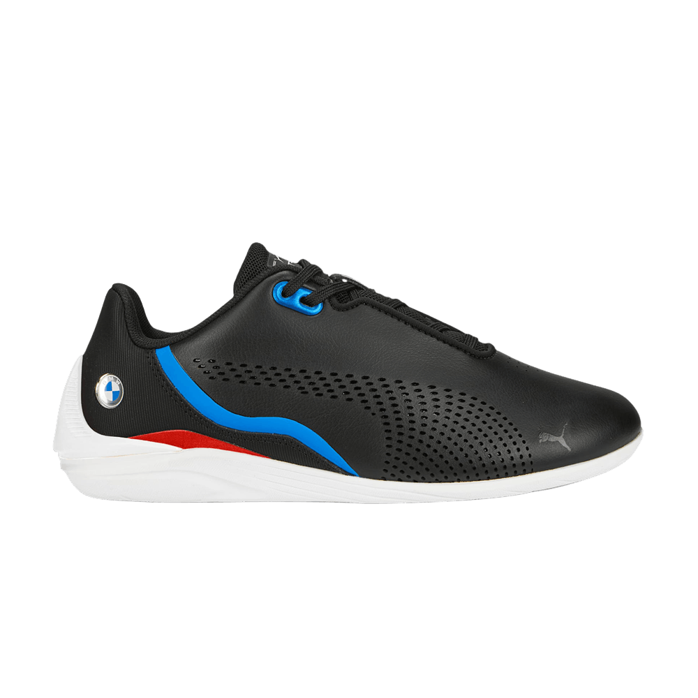 Pre-owned Puma Bmw Motorsport X Drift Cat Decima Big Kid 'black Blue Red'