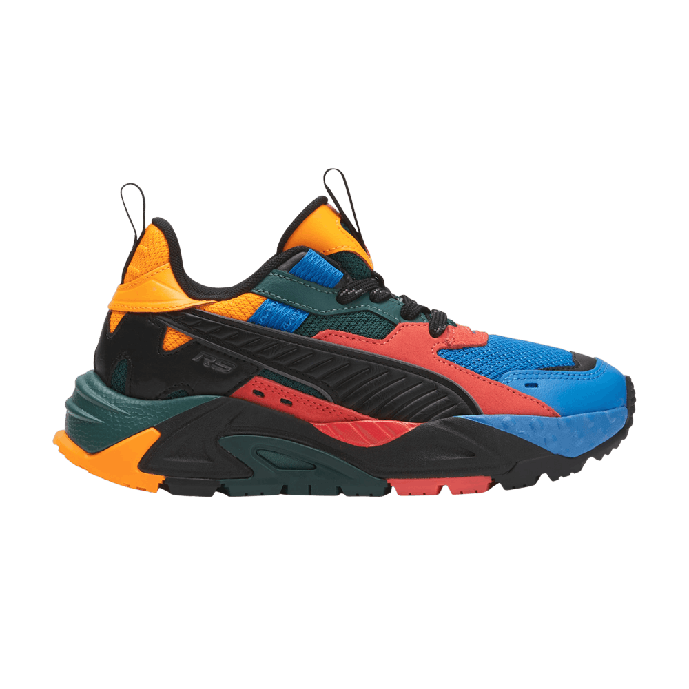 Pre-owned Puma Rs-trck Big Kid 'color' In Multi-color