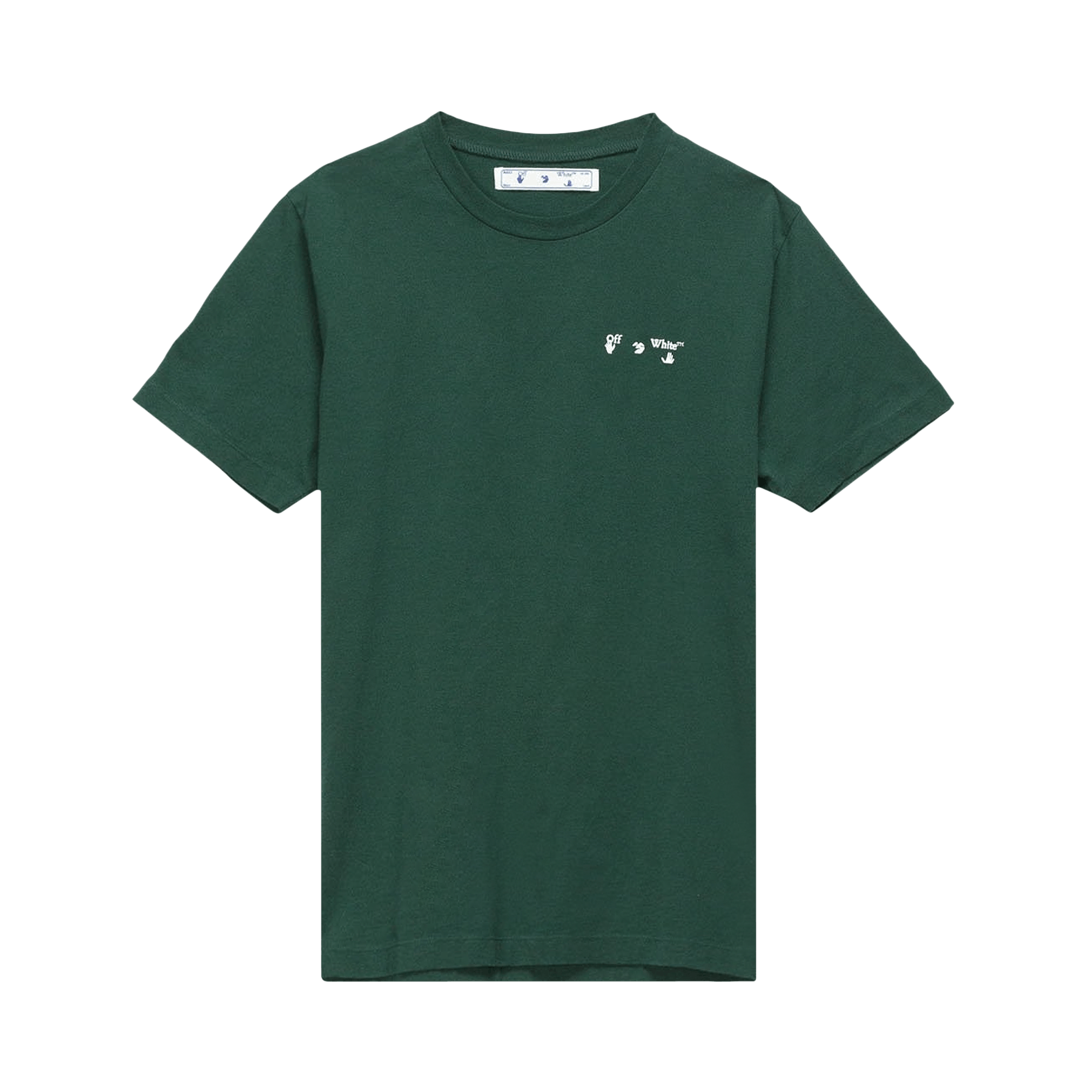 Off-White Logo Slim Tee 'Dark Green'