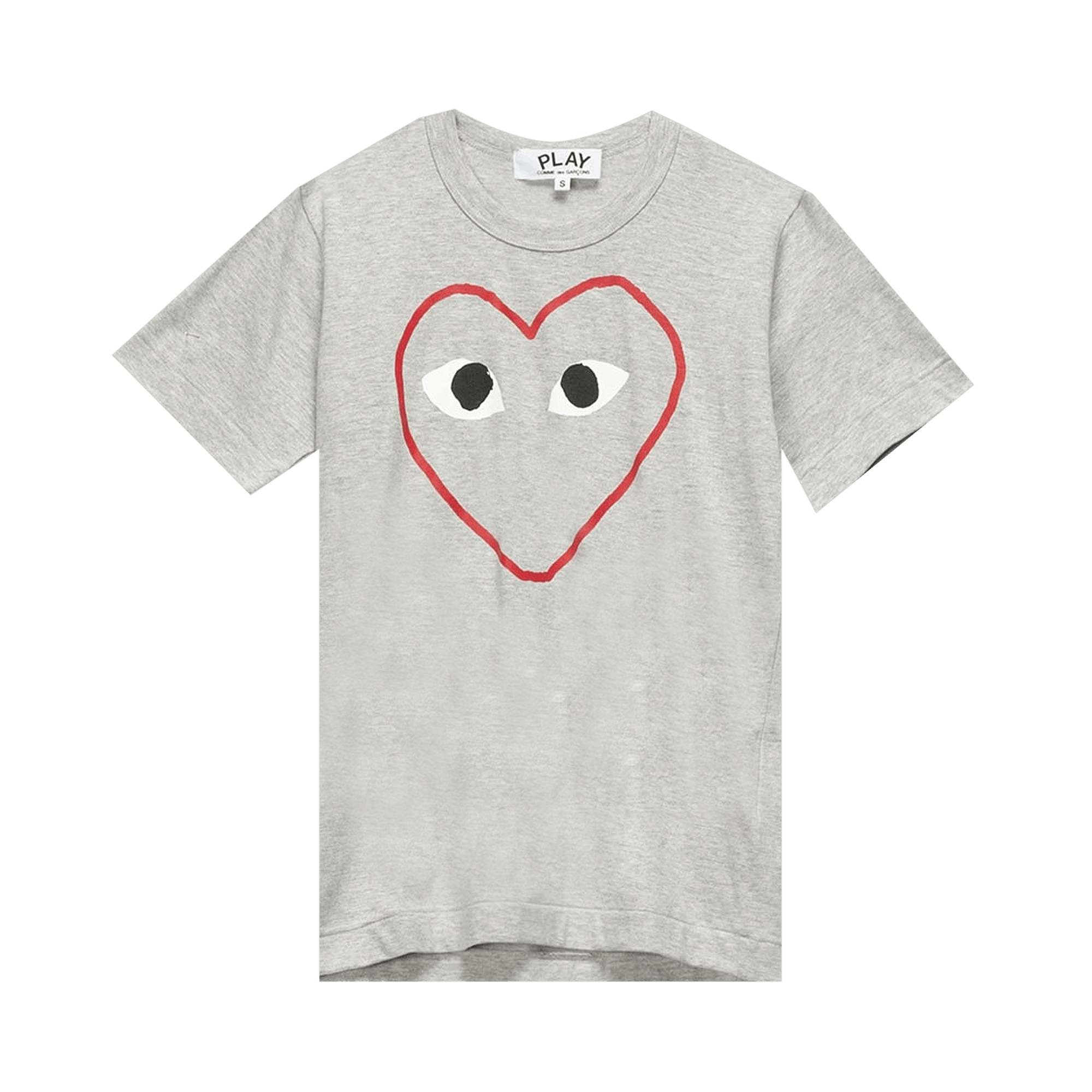 Comme des Garçons PLAY Logo Print Tee 'Grey'