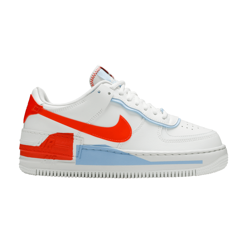 Nike Wmns Air Force 1 Shadow SE 'Team Orange Blue'