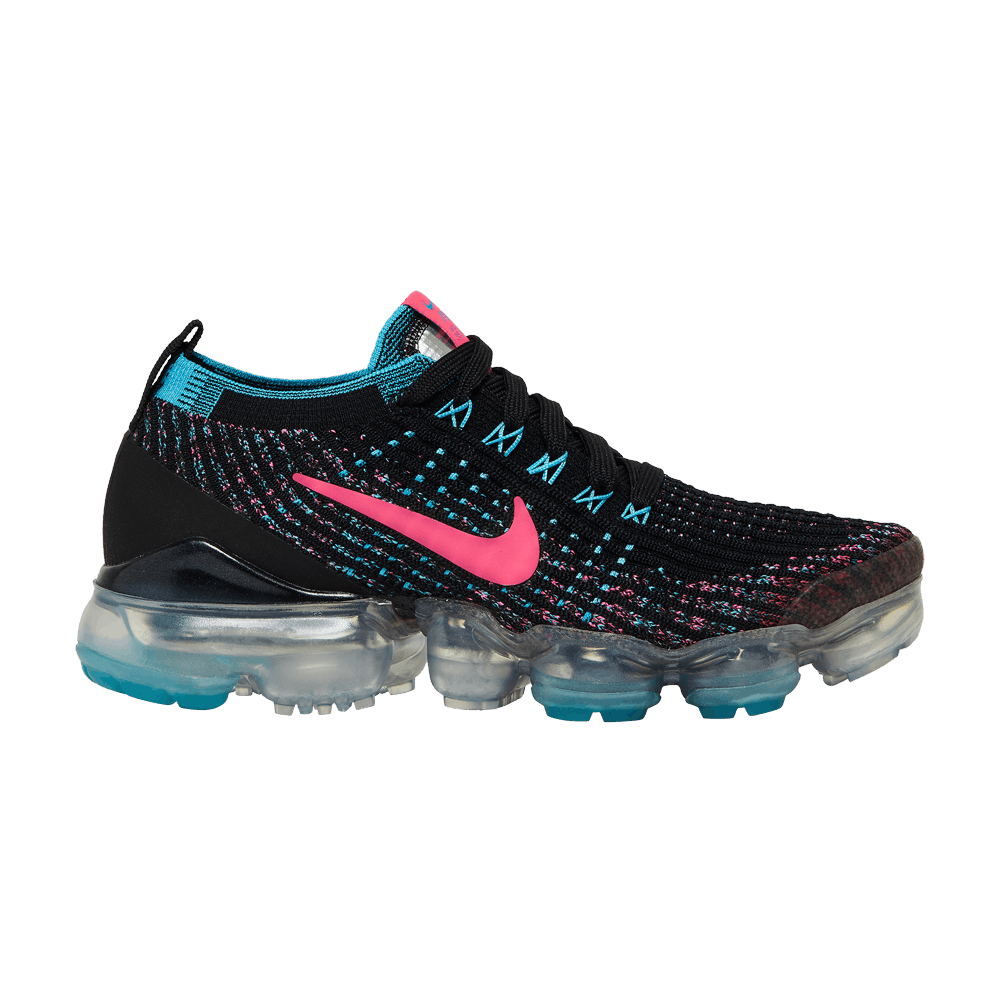 Nike Wmns Air VaporMax Flyknit 3 'Black Hyper Pink Blue'