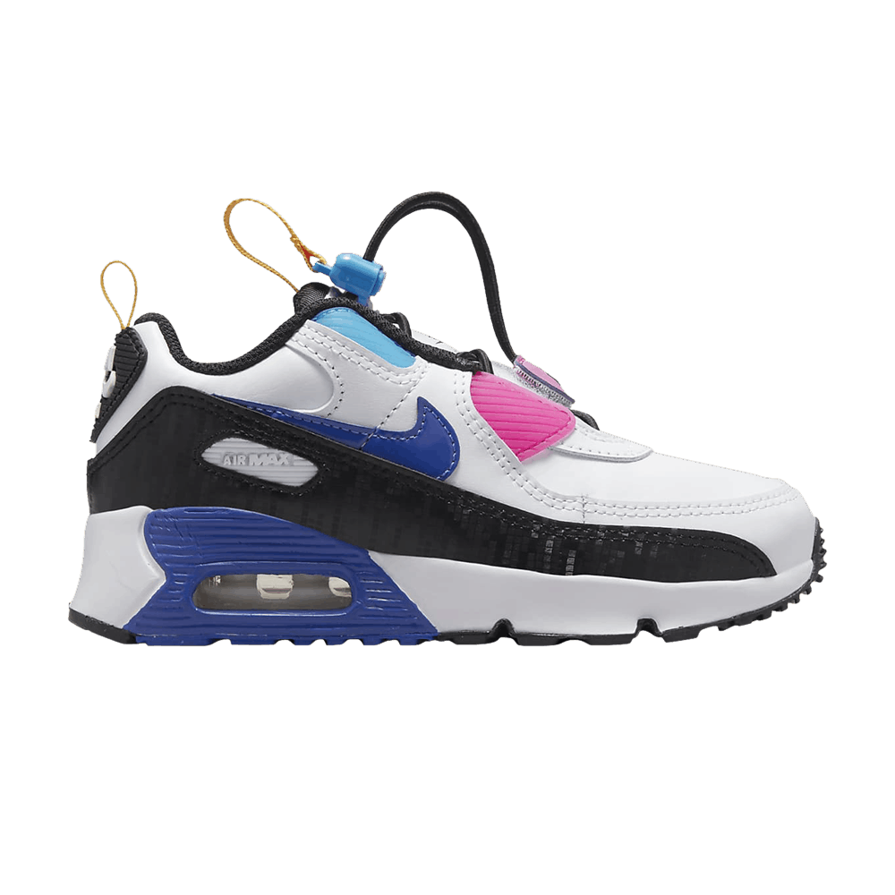 Nike Air Max 90 Toggle SE PS 'White Royal Fuchsia'