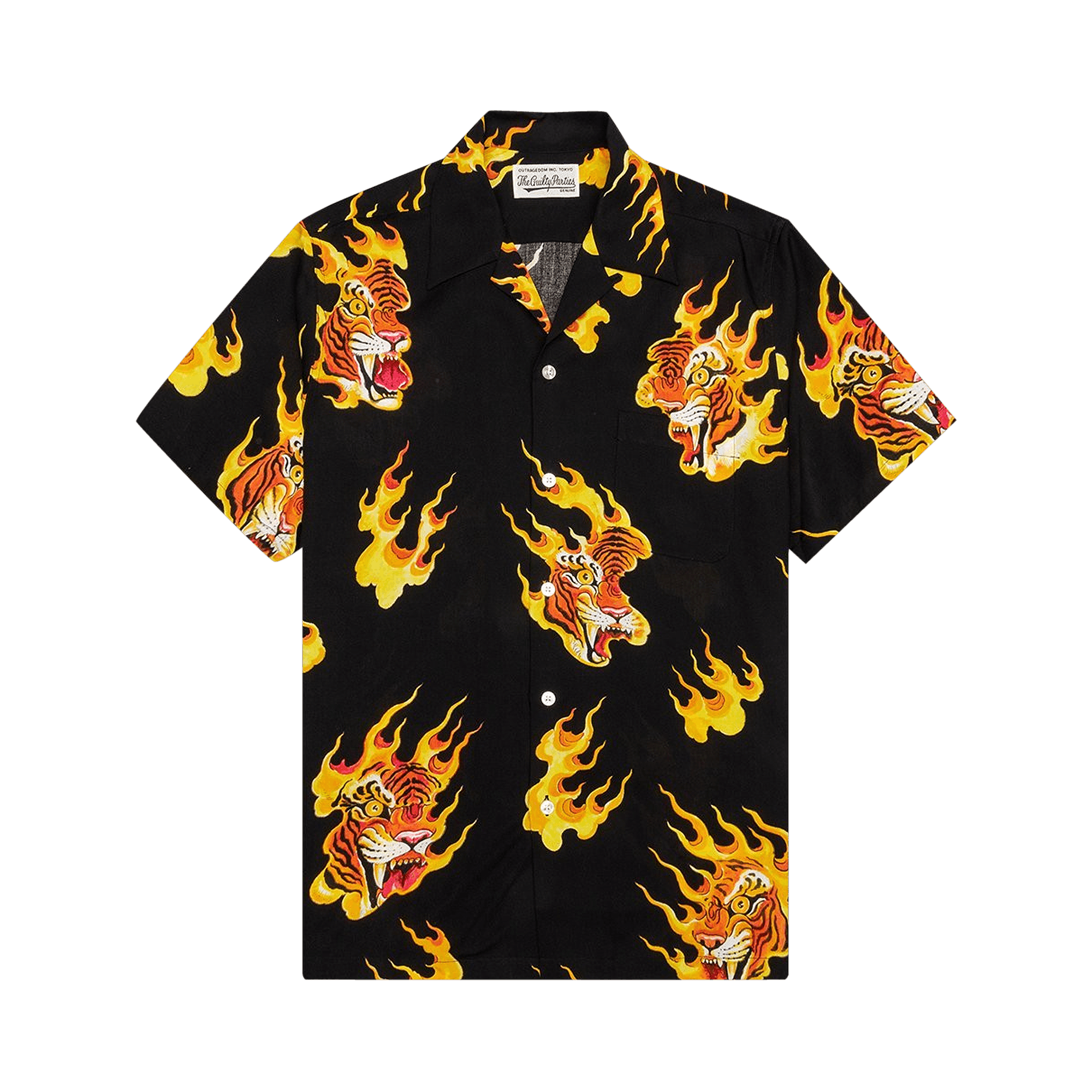 Buy Wacko Maria Tim Lehi Short-Sleeve Haiwaiian Shirt 'Black