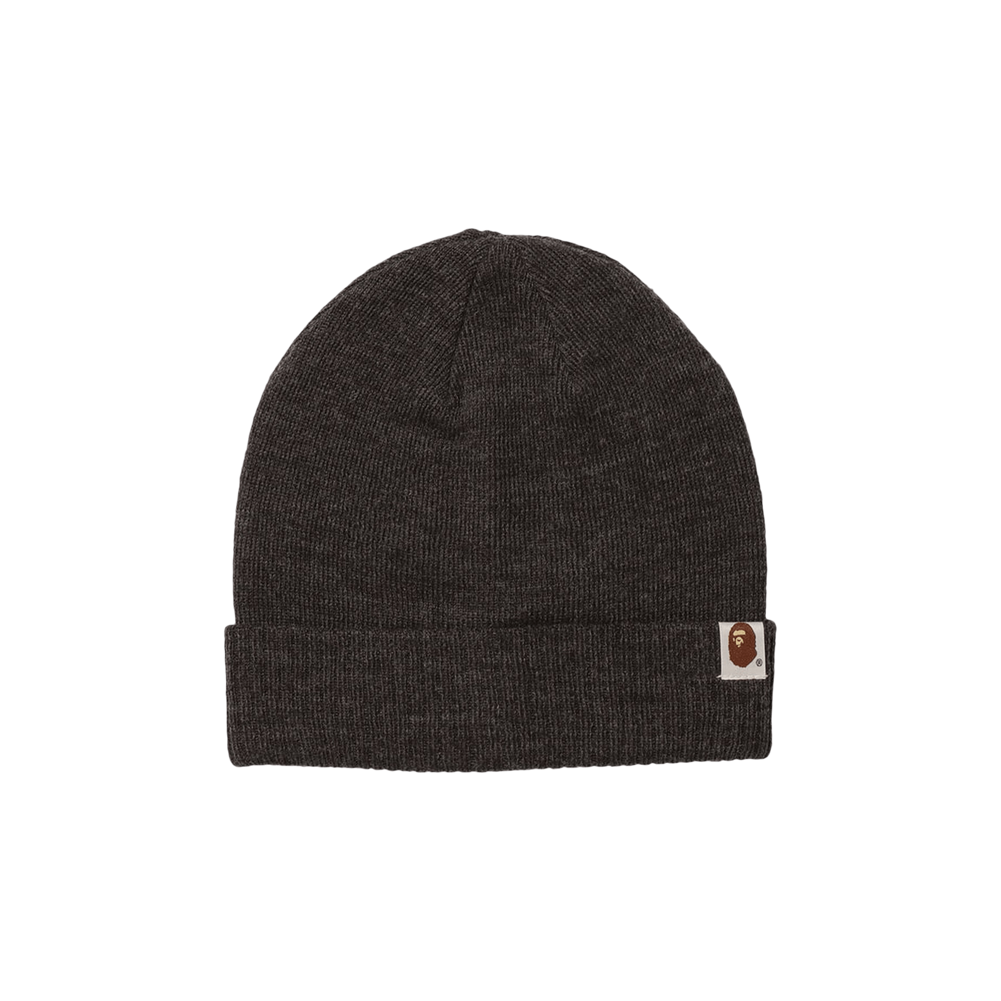 BAPE 2Way Knit Cap 'Grey/Charcoal'