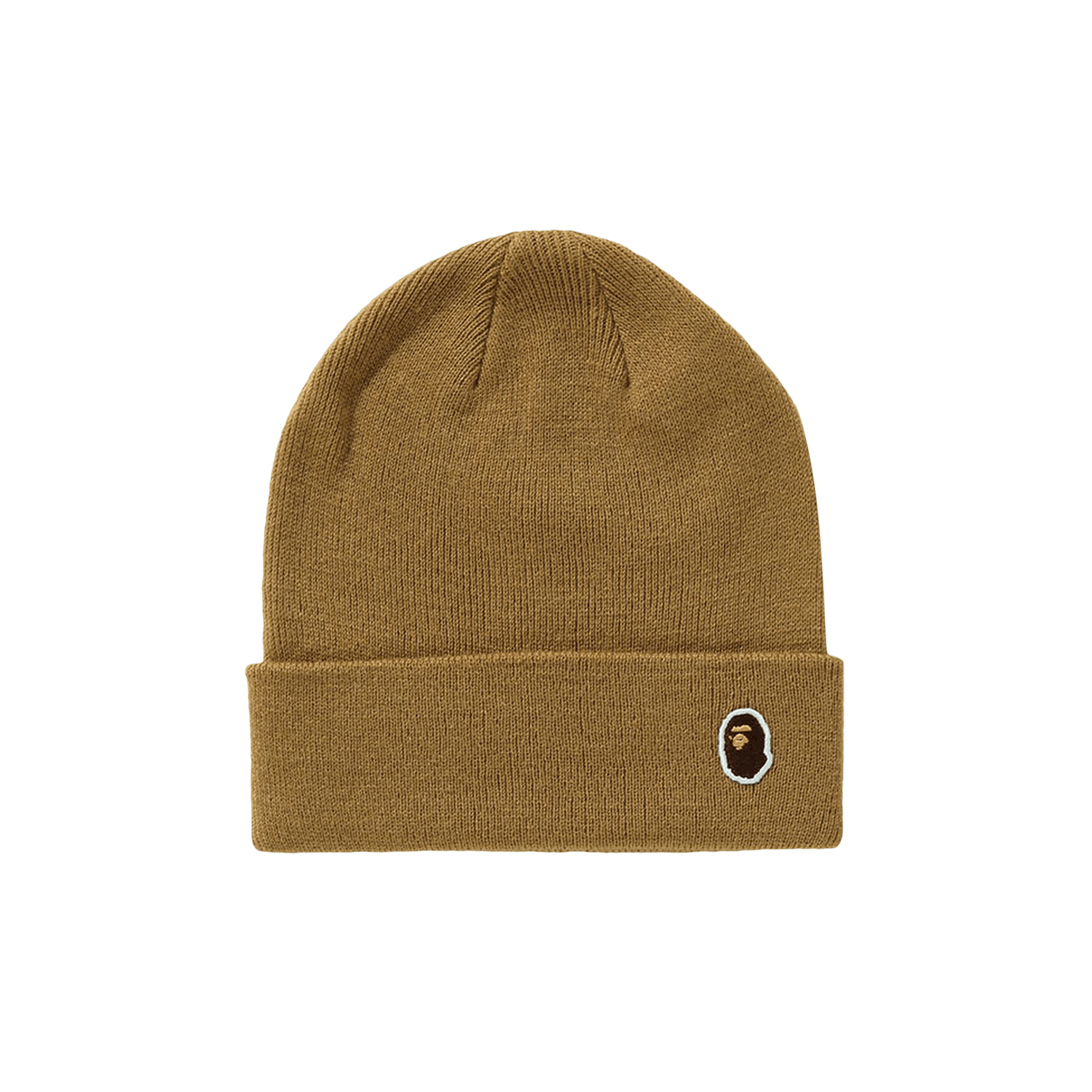BAPE Ape Head One Point Knit Cap 'Beige'