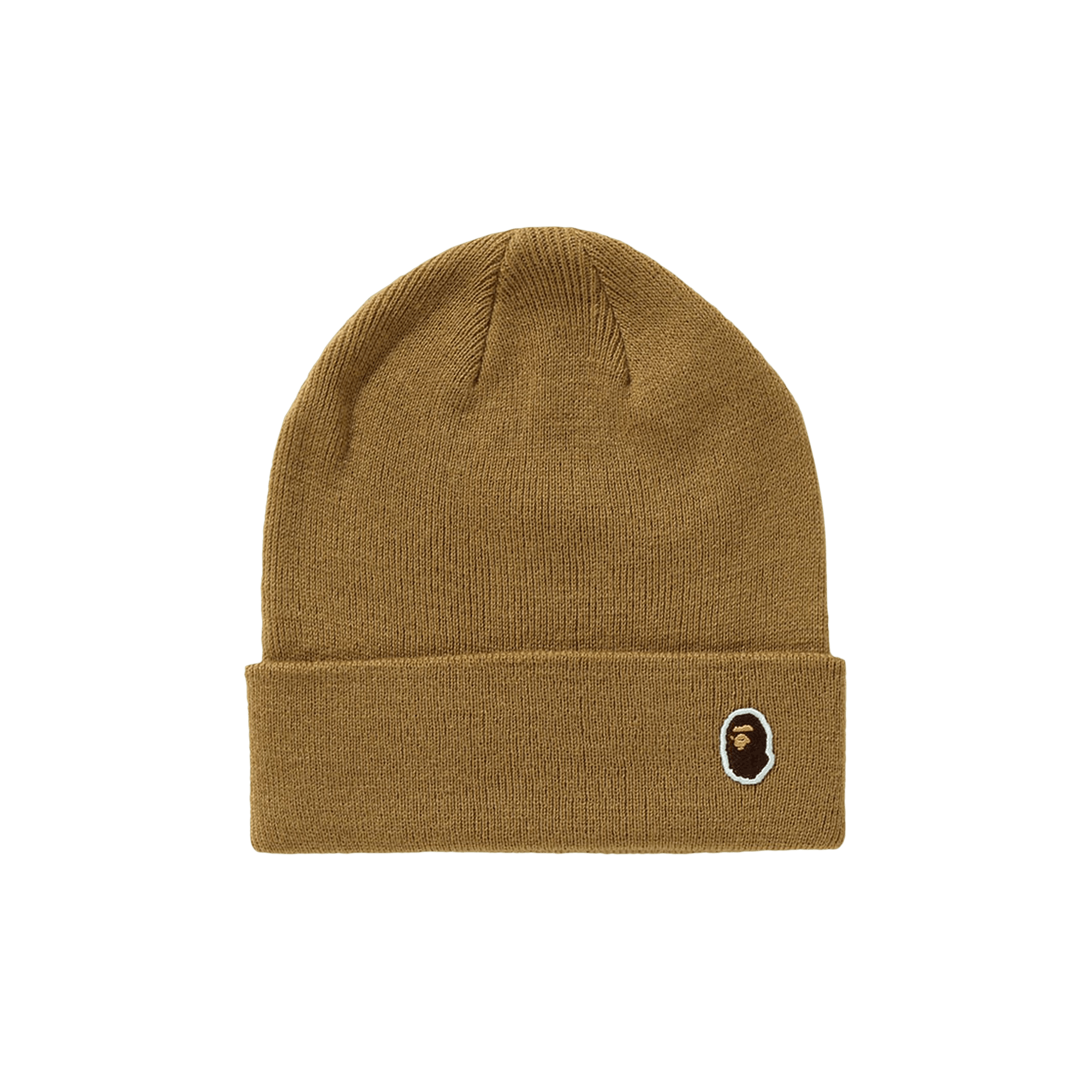 BAPE Ape Head One Point Knit Cap 'Olive Drab'