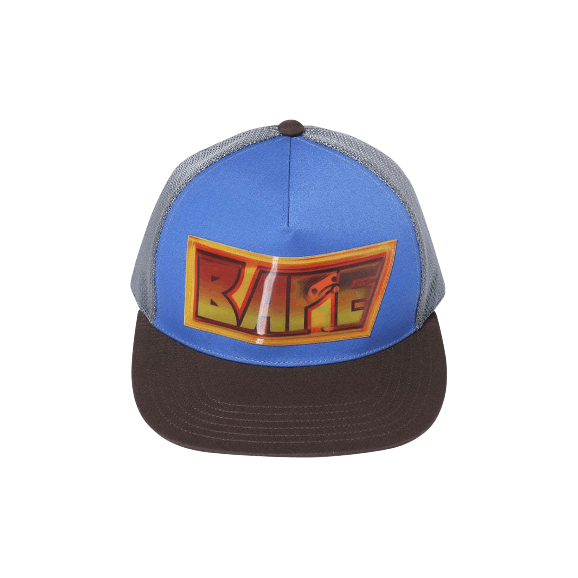 BAPE Lenticular Emblem Mesh Cap 'Blue'