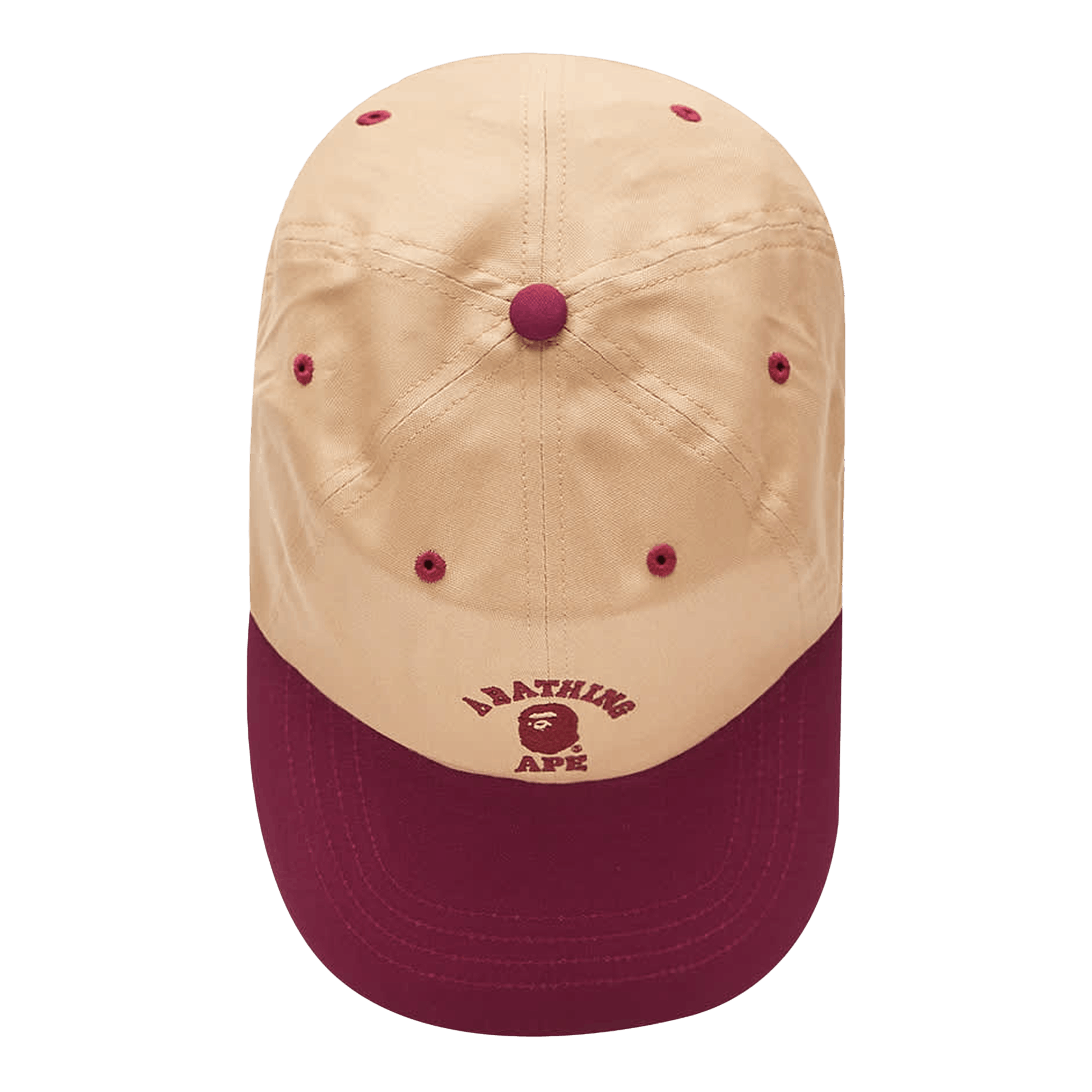 BAPE College Panel Cap 'Beige'
