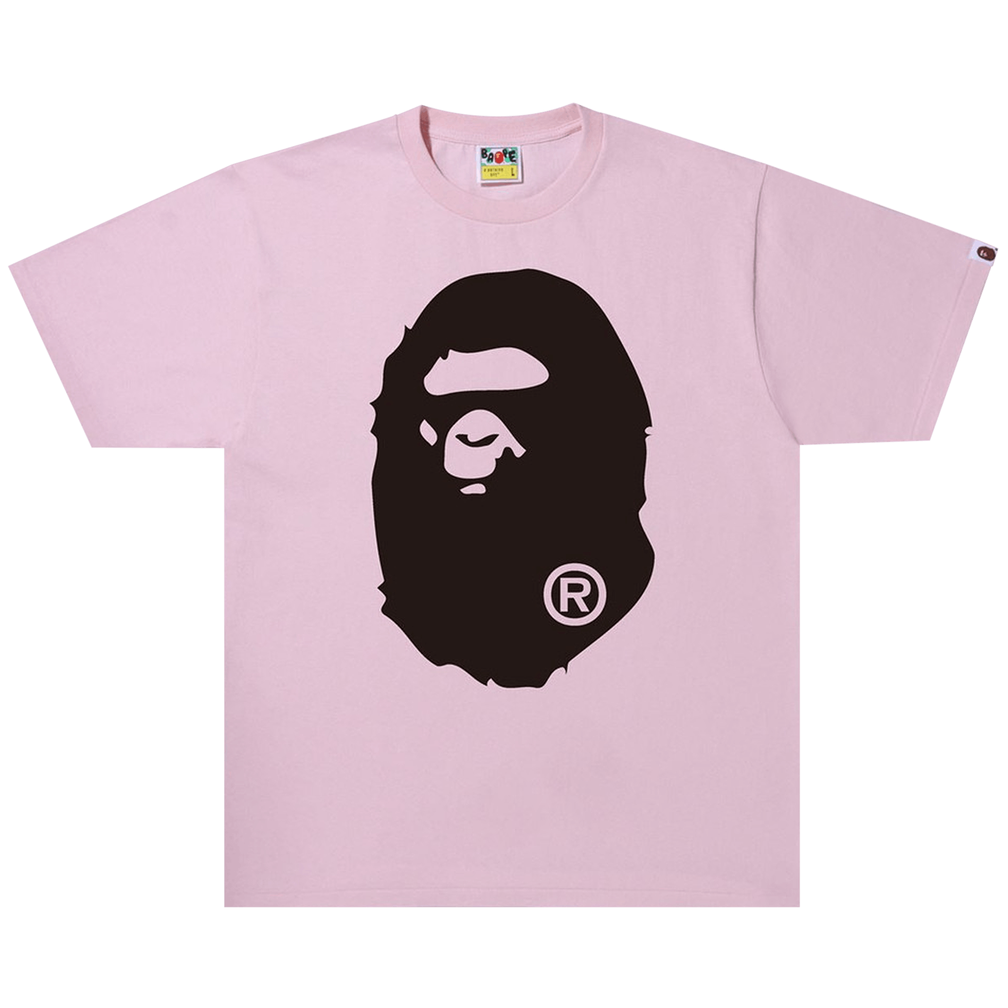 BAPE Bicolor Big Ape Head Tee 'Pink'