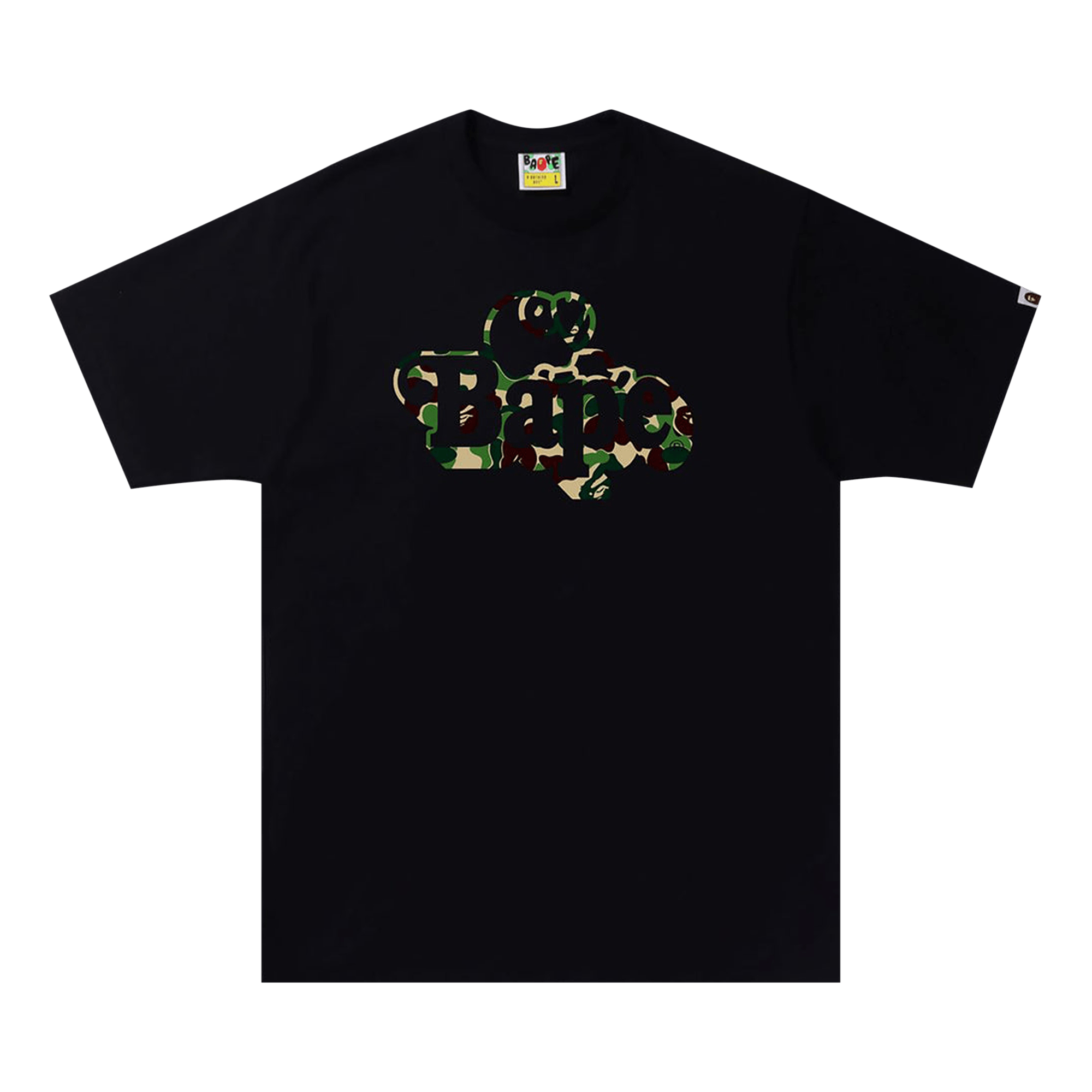 BAPE ABC Camo Milo On Tee 'Black/Green'