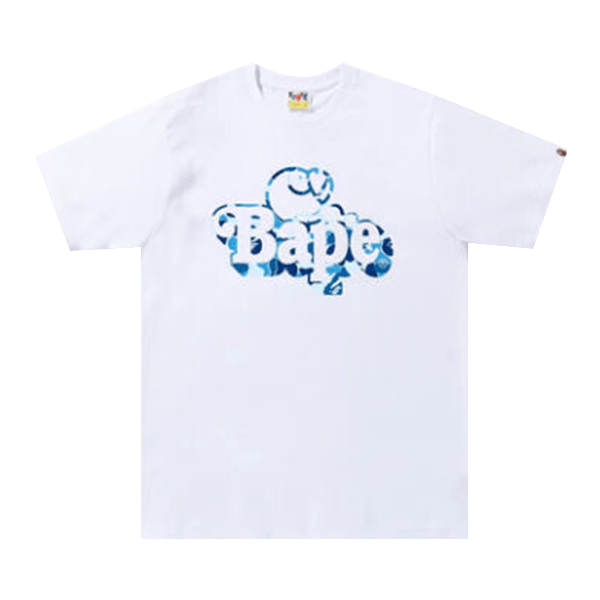 BAPE ABC Camo Milo On Tee 'White/Blue'