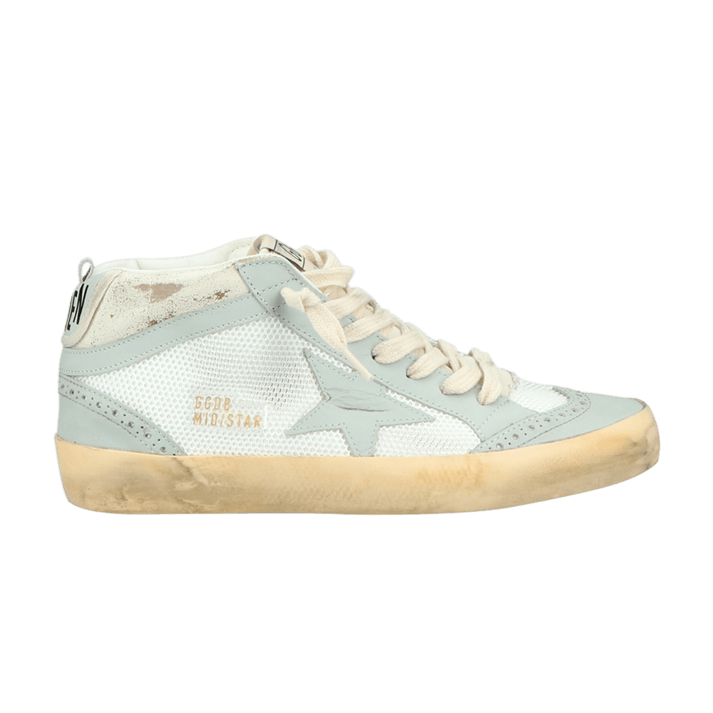 Golden Goose Wmns Mid Star 'Vintage White Light Grey'