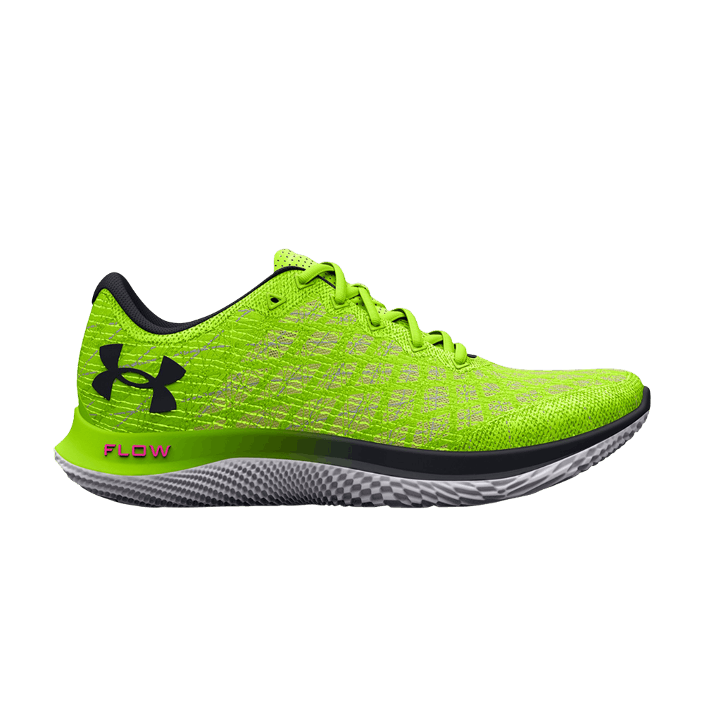 Pre-owned Under Armour Flow Velociti Wind 2 'lime Surge' In Green