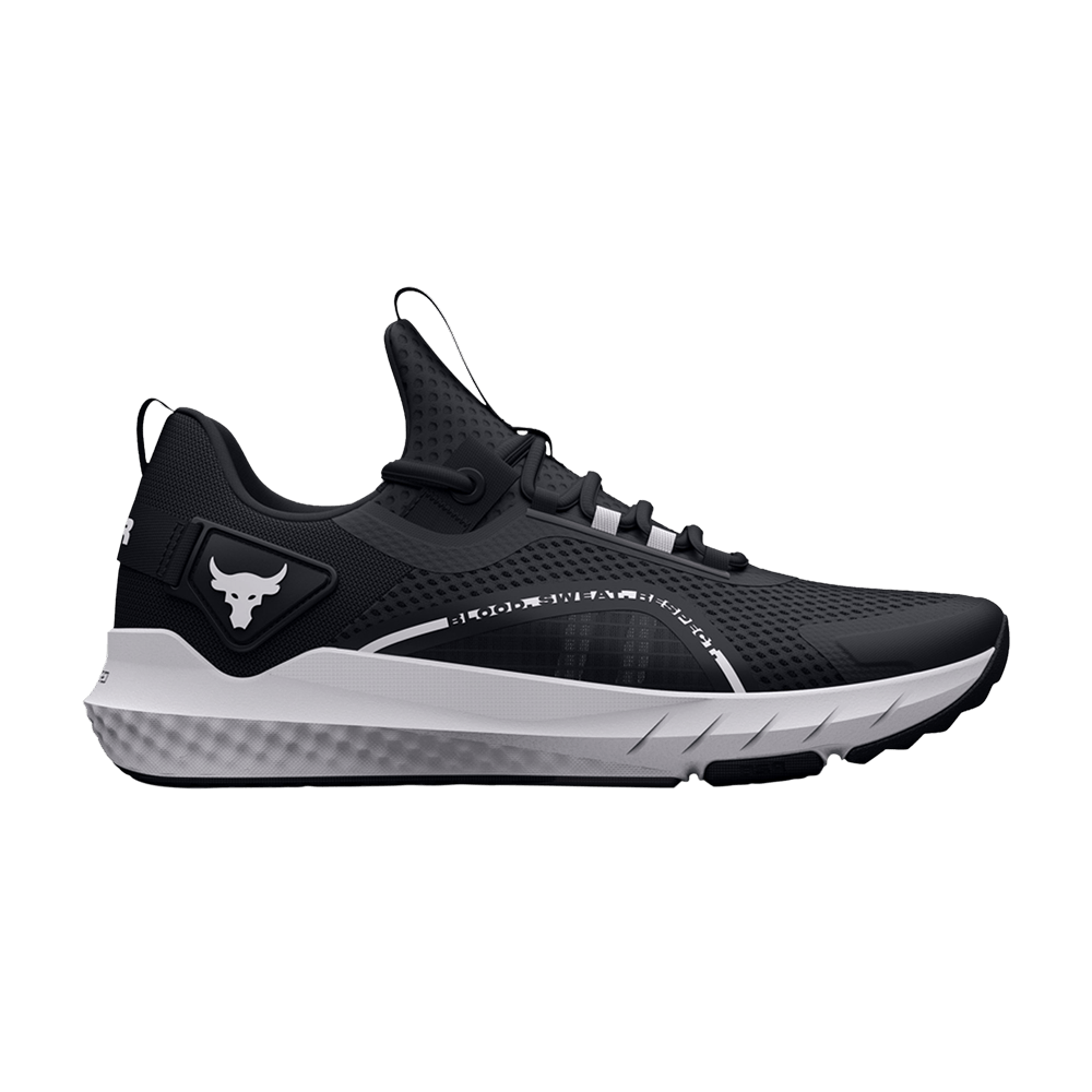 Pre-owned Under Armour Wmns Project Rock Bsr 3 'black White'