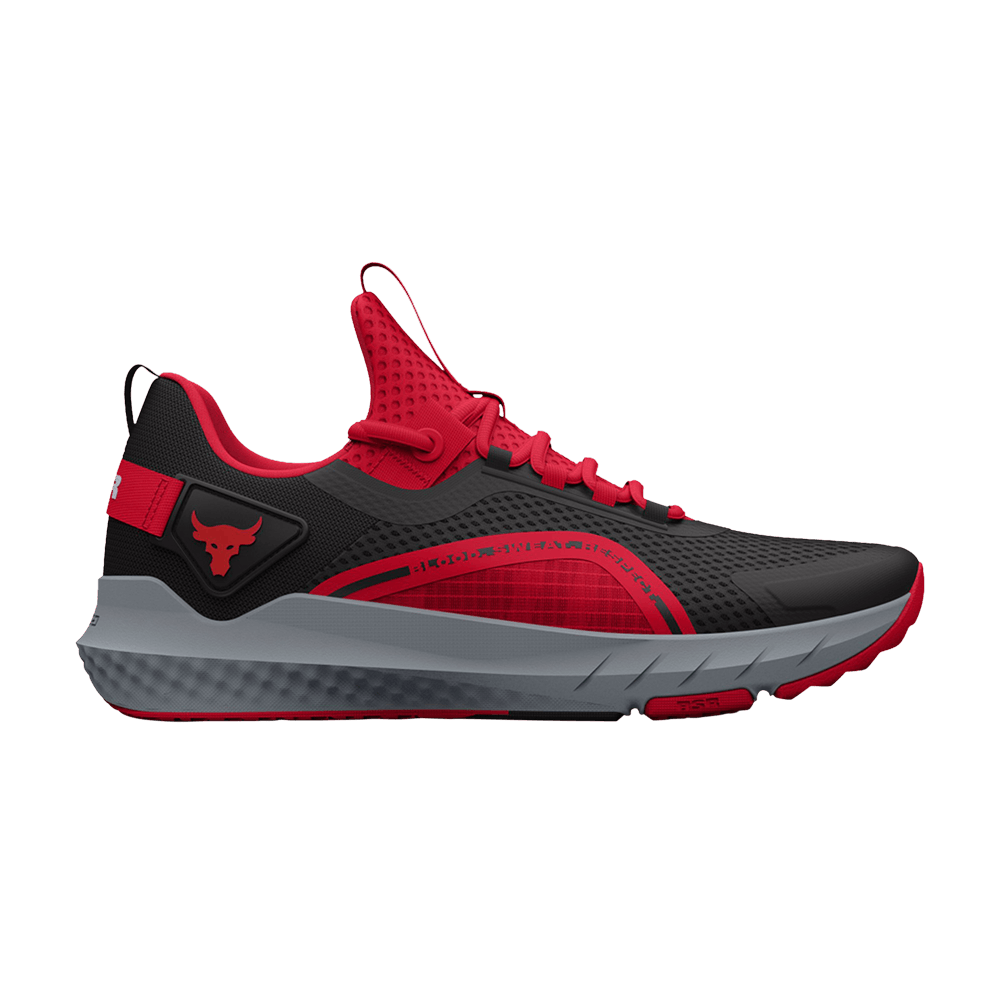 Pre-owned Under Armour Wmns Project Rock Bsr 3 'black Versa Red'