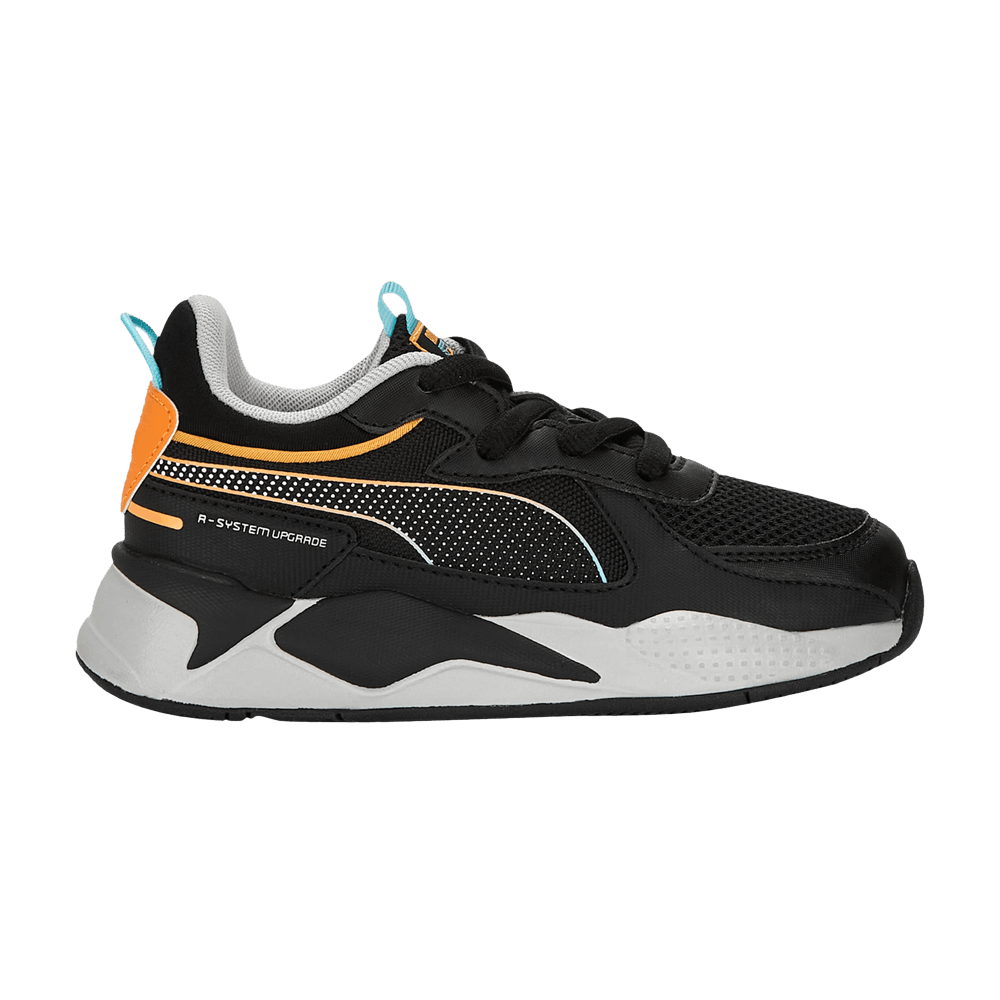 Pre-owned Puma Rs-x 3d Little Kid 'black Harbor Mist'