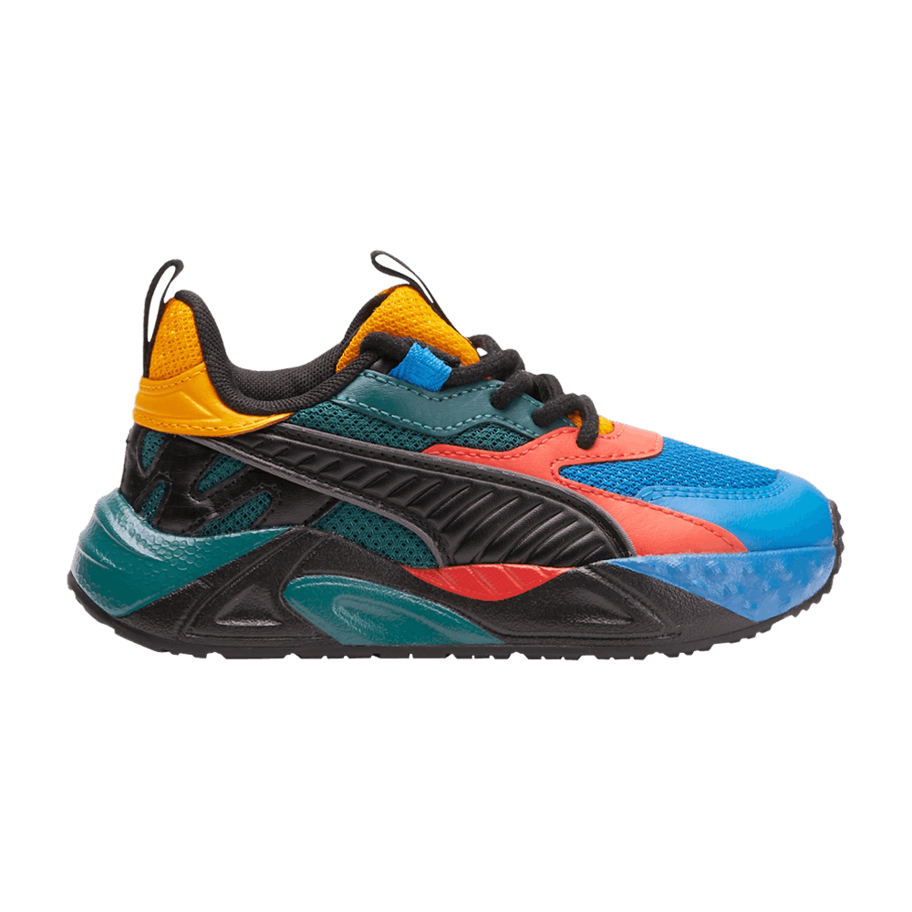 Pre-owned Puma Rs-trck Little Kid 'color' In Blue