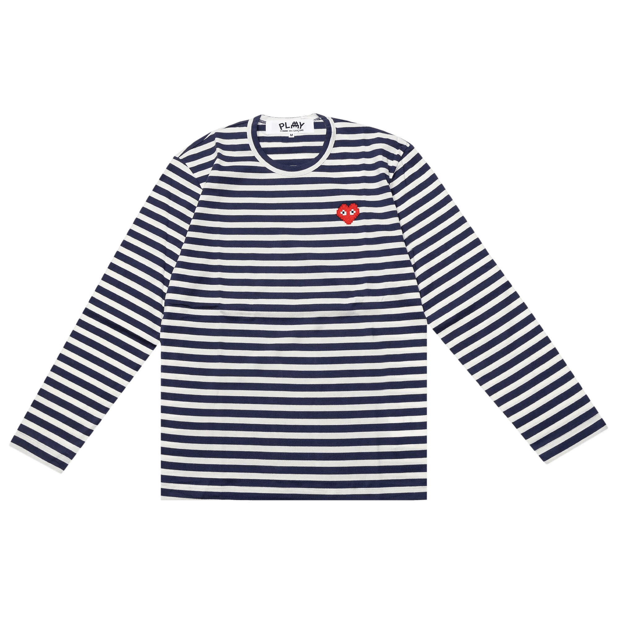 Comme des Garçons PLAY Striped Long-Sleeve T-Shirt 'Navy/White'