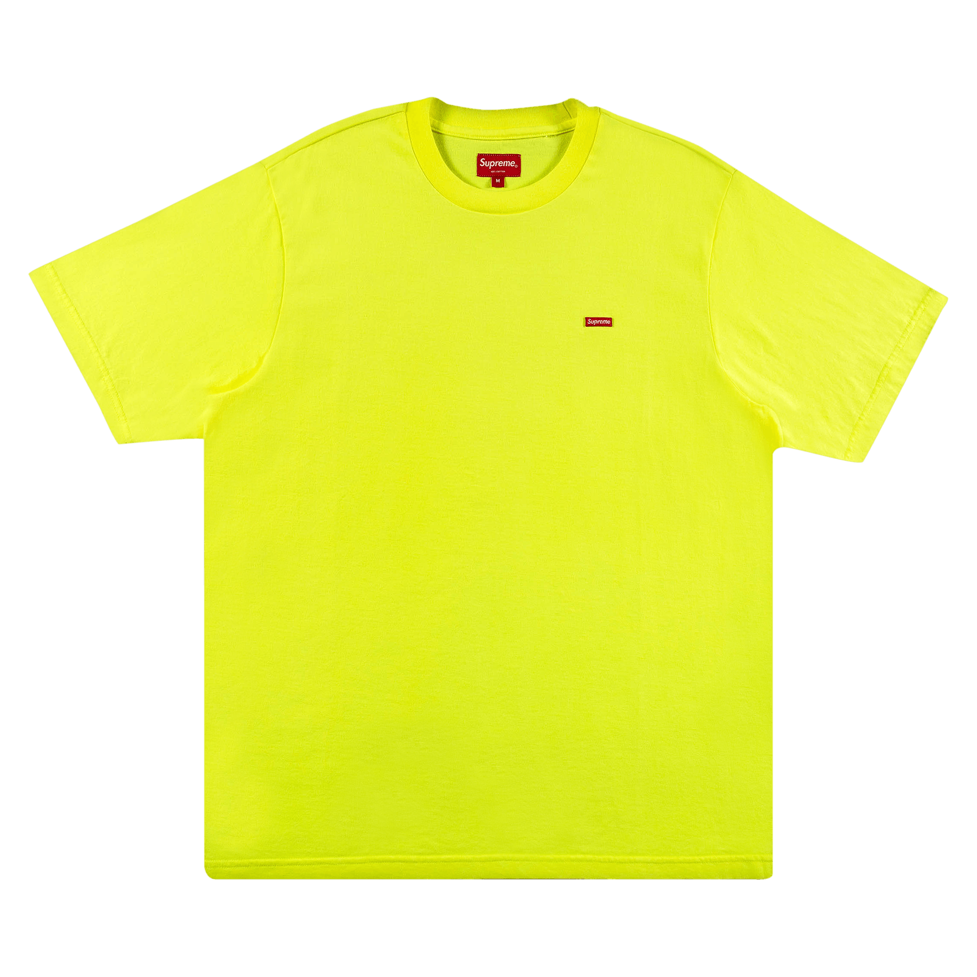 Supreme Small Box Tee 'Fluorescent Yellow'