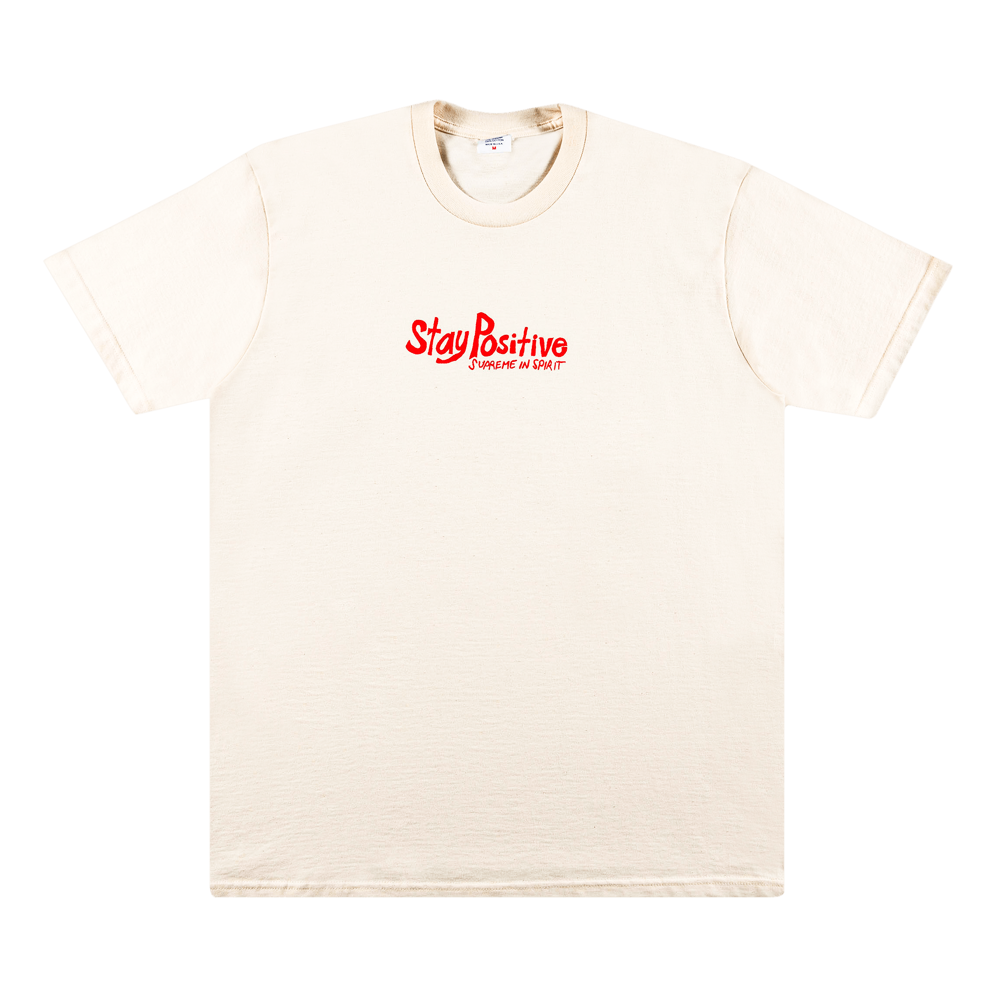 Supreme Stay Positive Tee 'Natural'