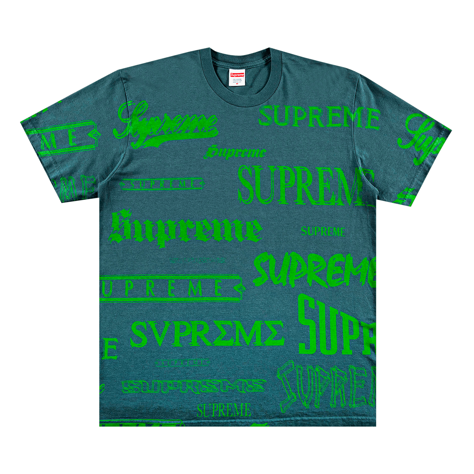Supreme Multi Logo Tee 'Dark Teal'